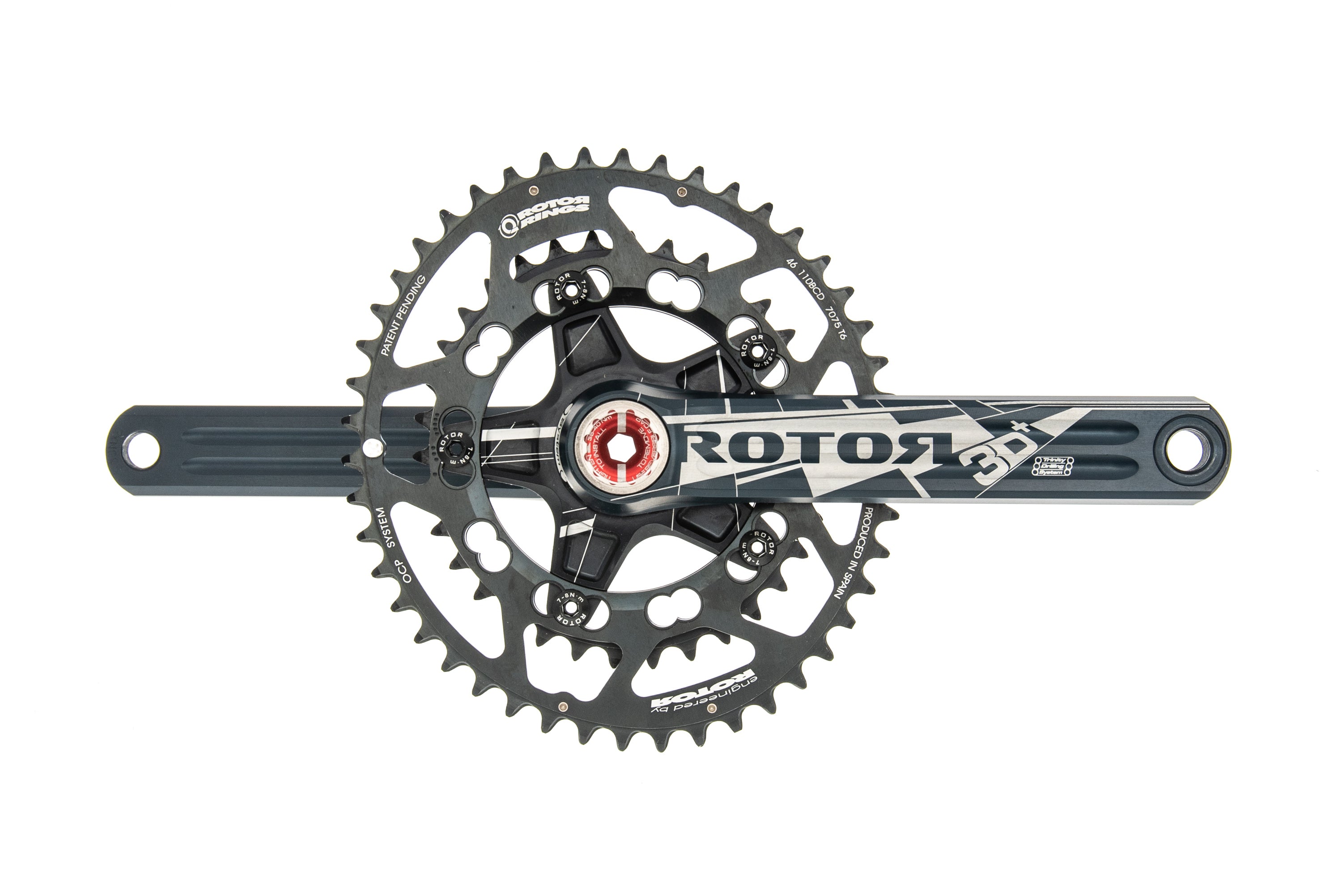 Rotor 3D+ Crankset 11 Speed 180mm 46/34T Oval 110mm BB30