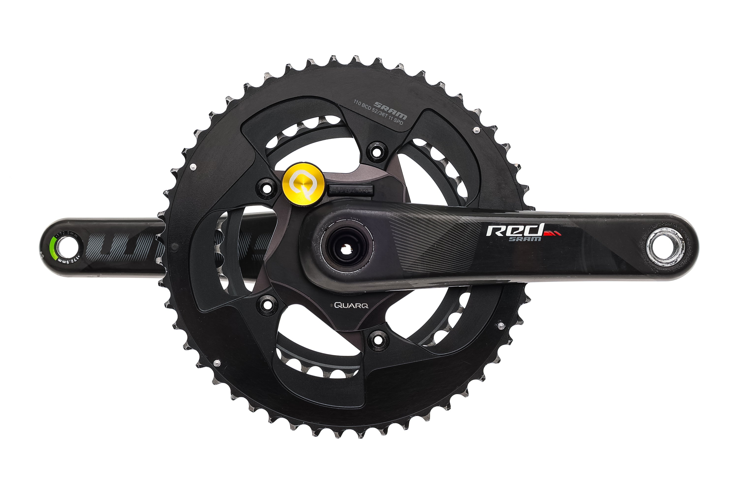 SRAM Red Quarq Power Meter Crankset 11 Speed 52/36T 110mm BCD GXP