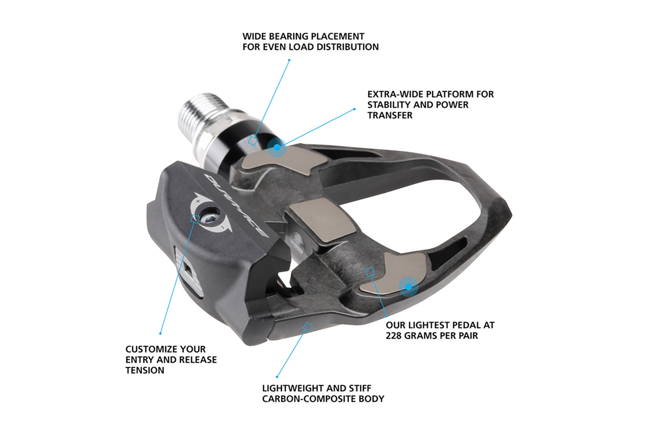dura ace clipless pedals Shimano