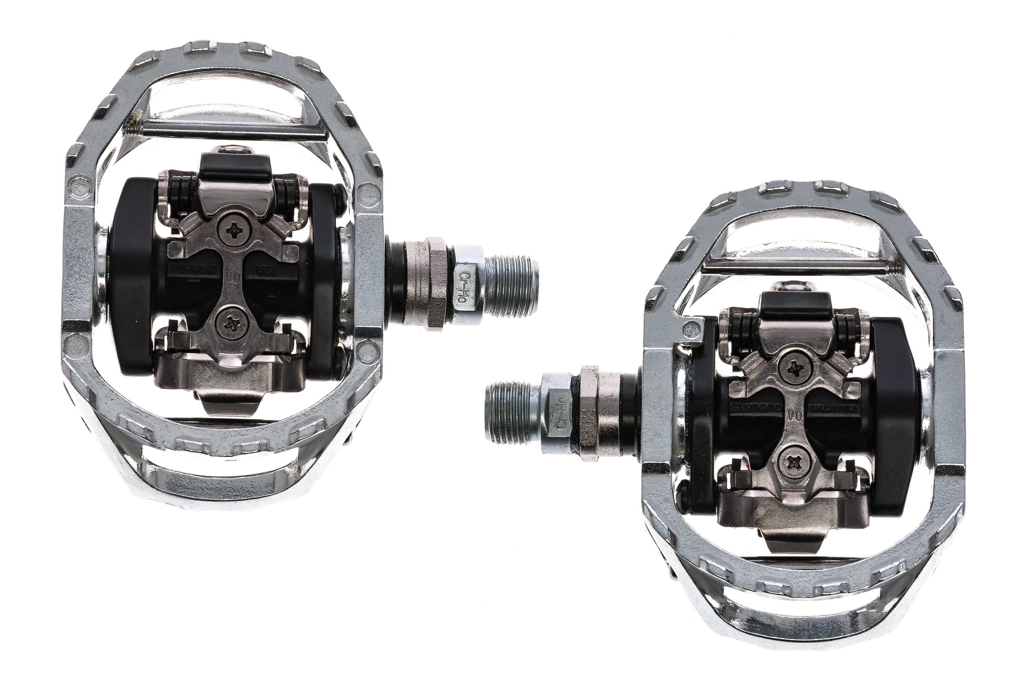 shimano spd pedal pd m545 Shimano PD-M545 SPD Pedals Clipless Silver/Black