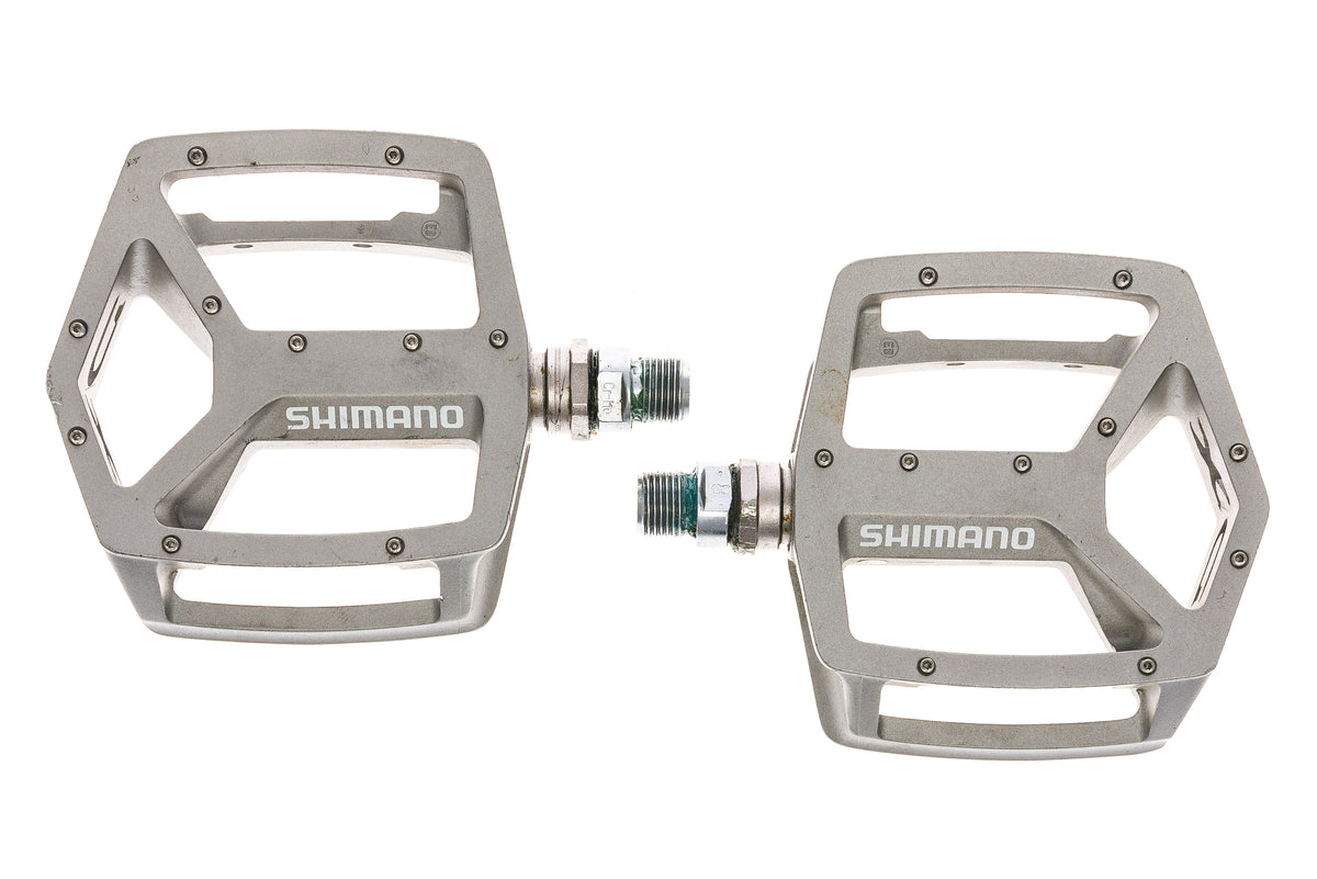 shimano dx pedal PD-MX30 Pedals Platform Silver Category:E Bike_InTube630 degree release angle and Color:Vintage Denim Die @skg_bauschheim_cycling war heute
