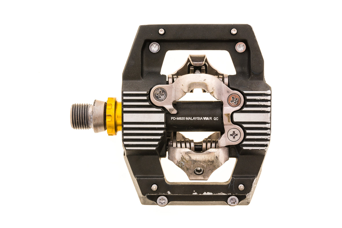 M820 Shimano Saint PD-M820 Pedals Clipless Black/Silv | The Pro's Closet