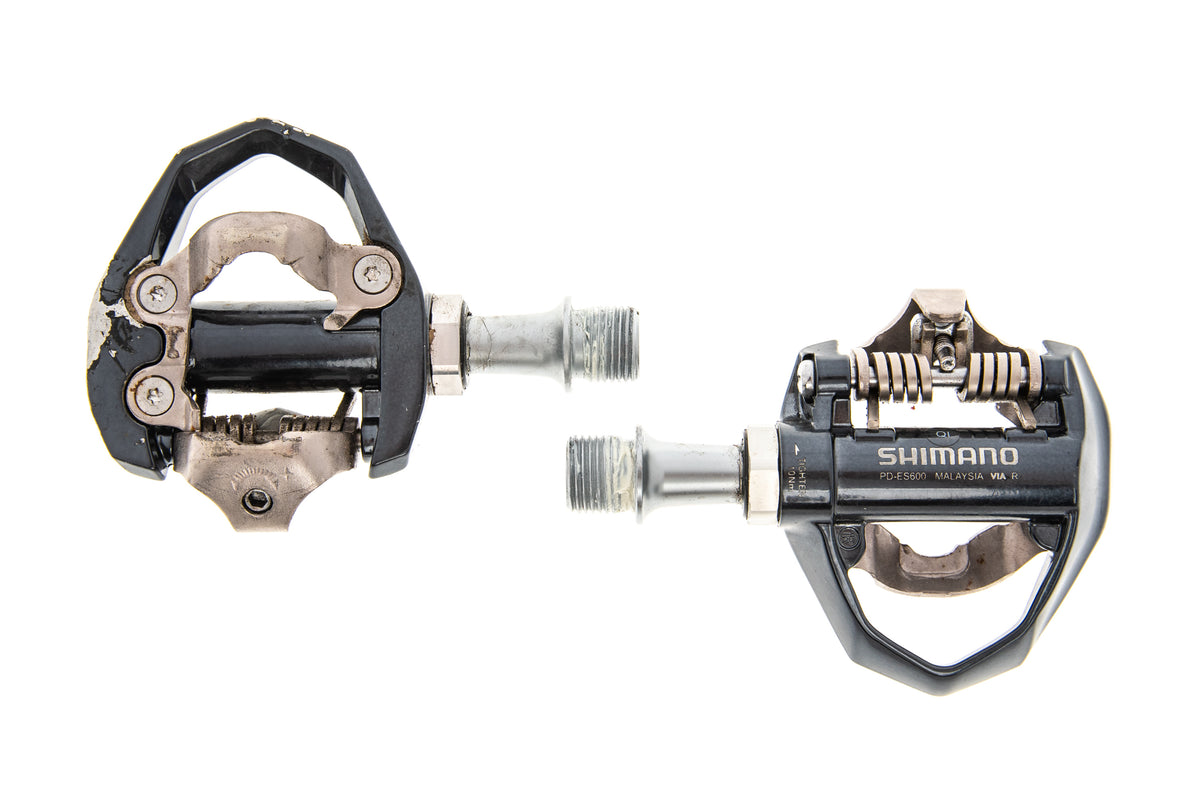 Shimano PD-ES600 SPD Pedals Clipless Black | The Pro's Closet