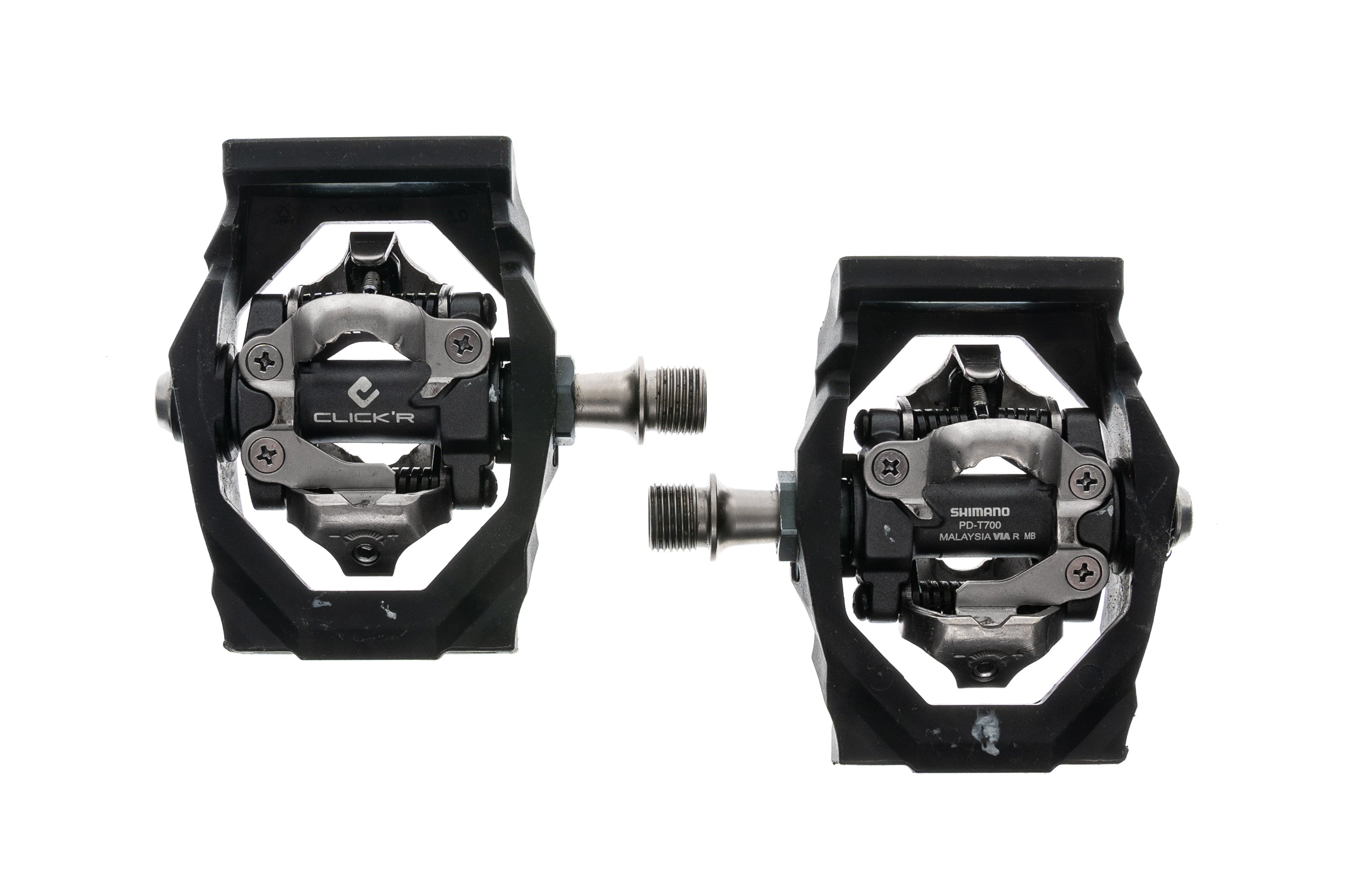 shimano click r pedals Shimano PD-T700 Pedals Clipless Black