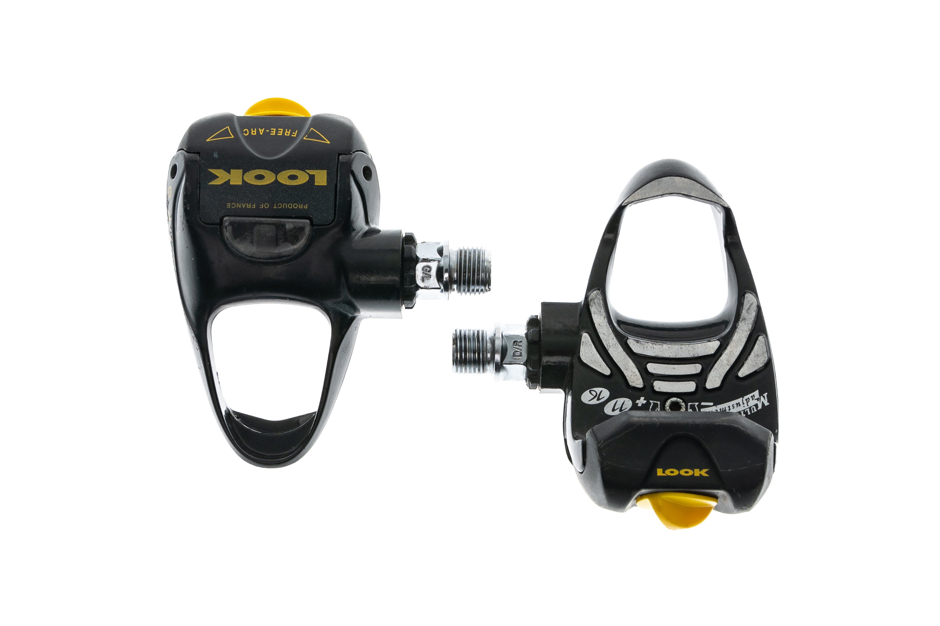 Look Free Arc Pedals Clipless Black/Yellow