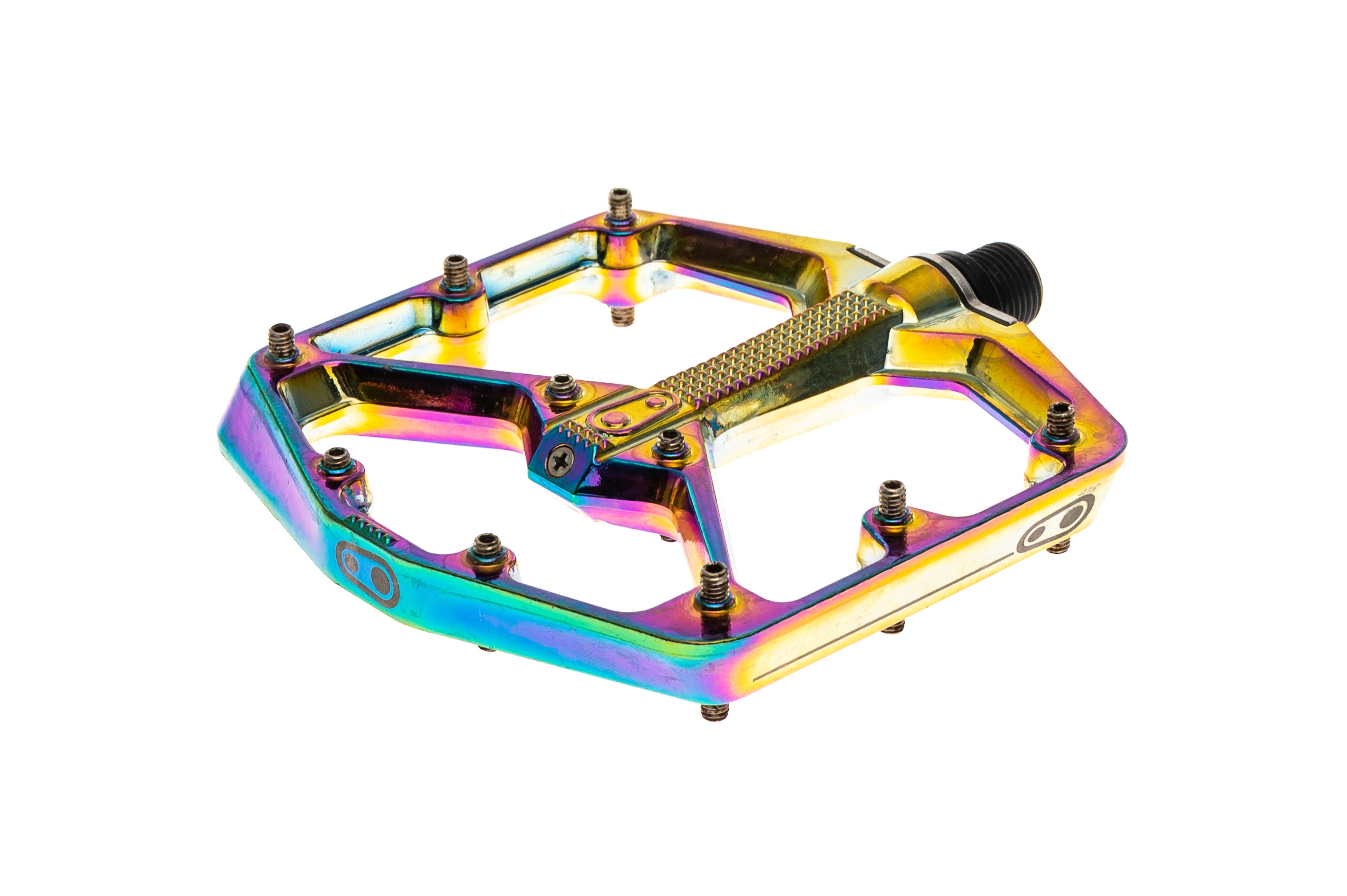 crankbrothers oil slick pedals Crank Brothers Stamp 7 Large Oil Slick Pedals Platform