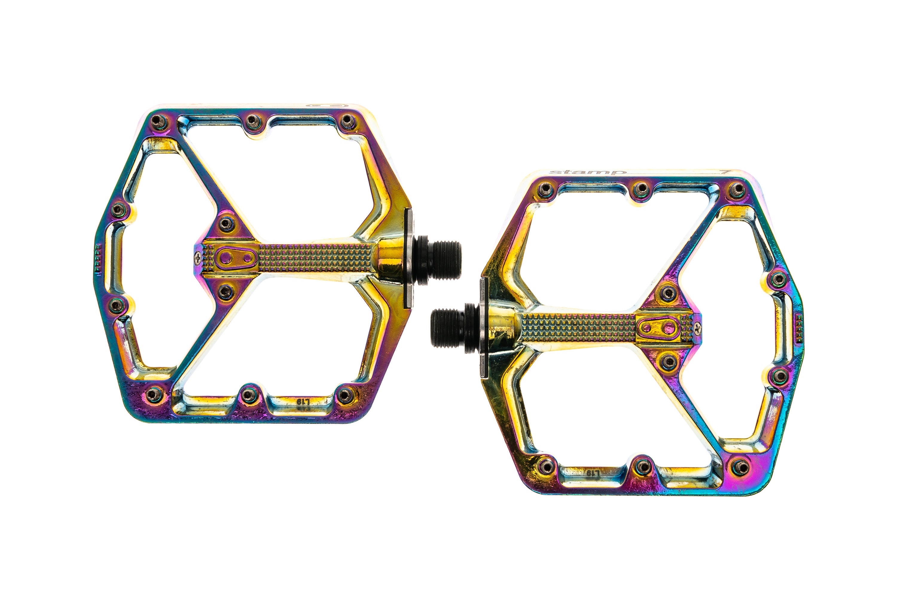oil slick pedale crankbrothers Crank Brothers Stamp 7 Large Oil Slick Pedals Platform