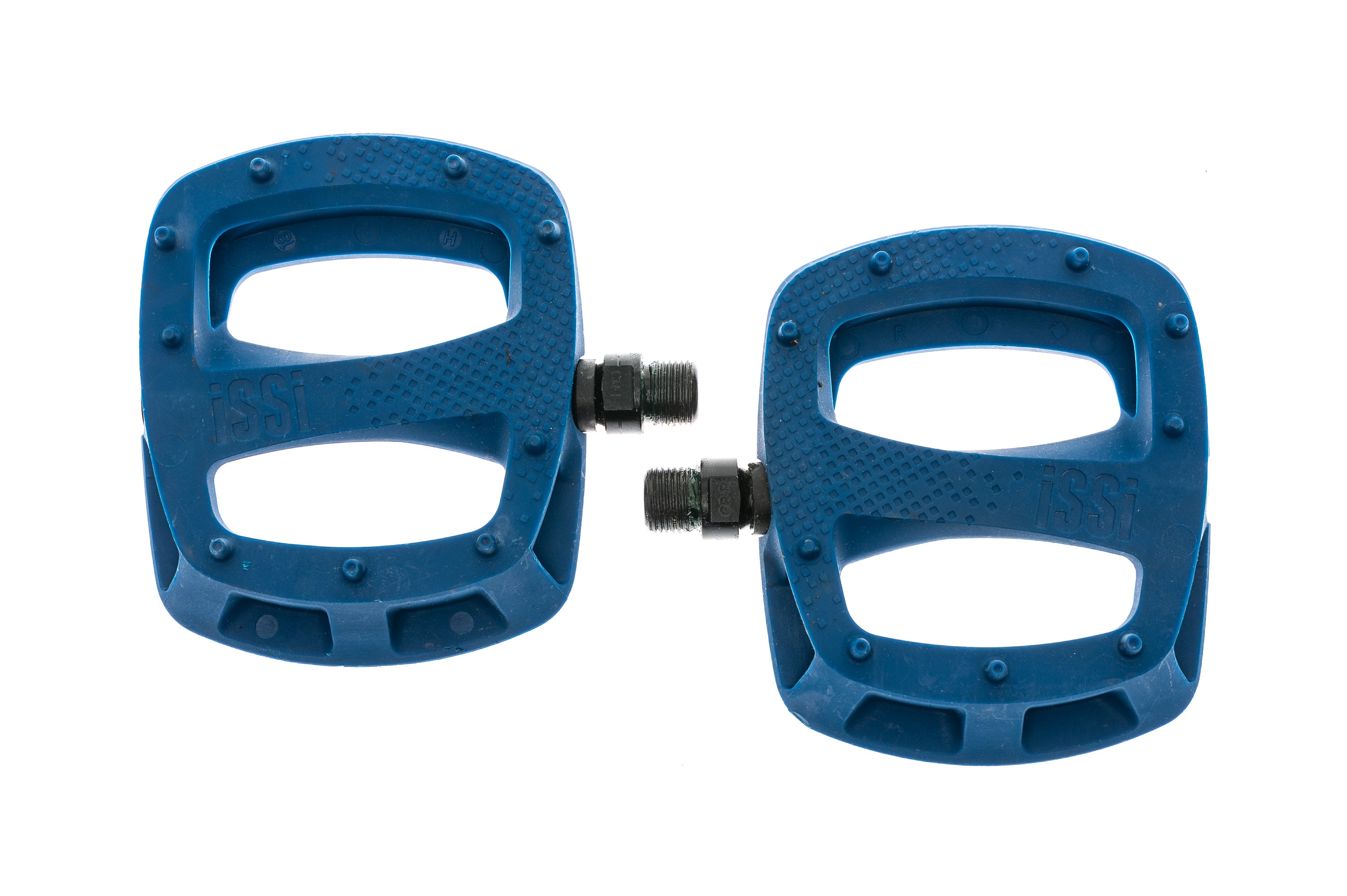issi thump pedal iSSi Thump Molded Pins Small Pedals Platform Blue