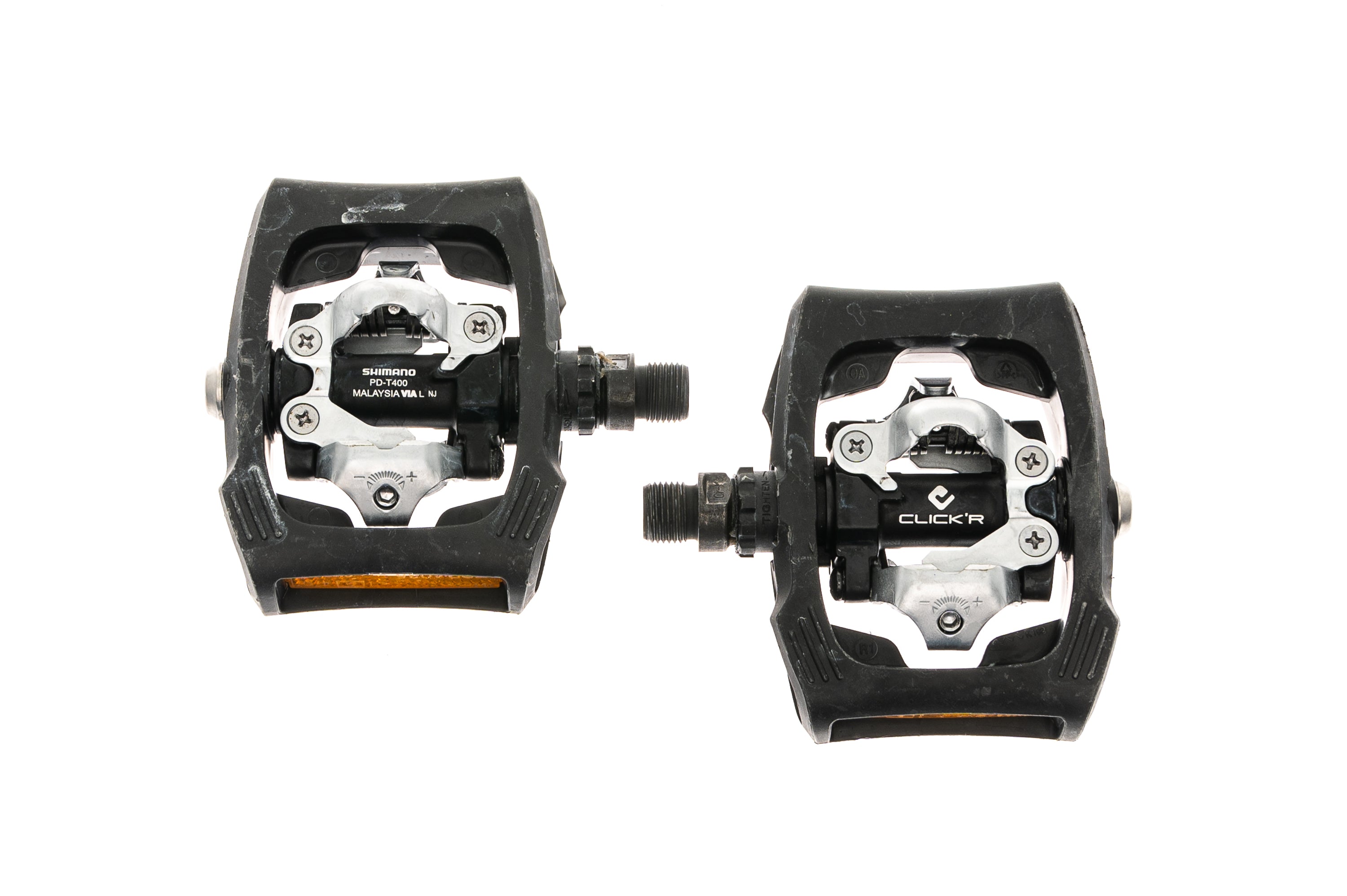 click r pedals Shimano Click'R PD-T400 Pedals Clipless Black