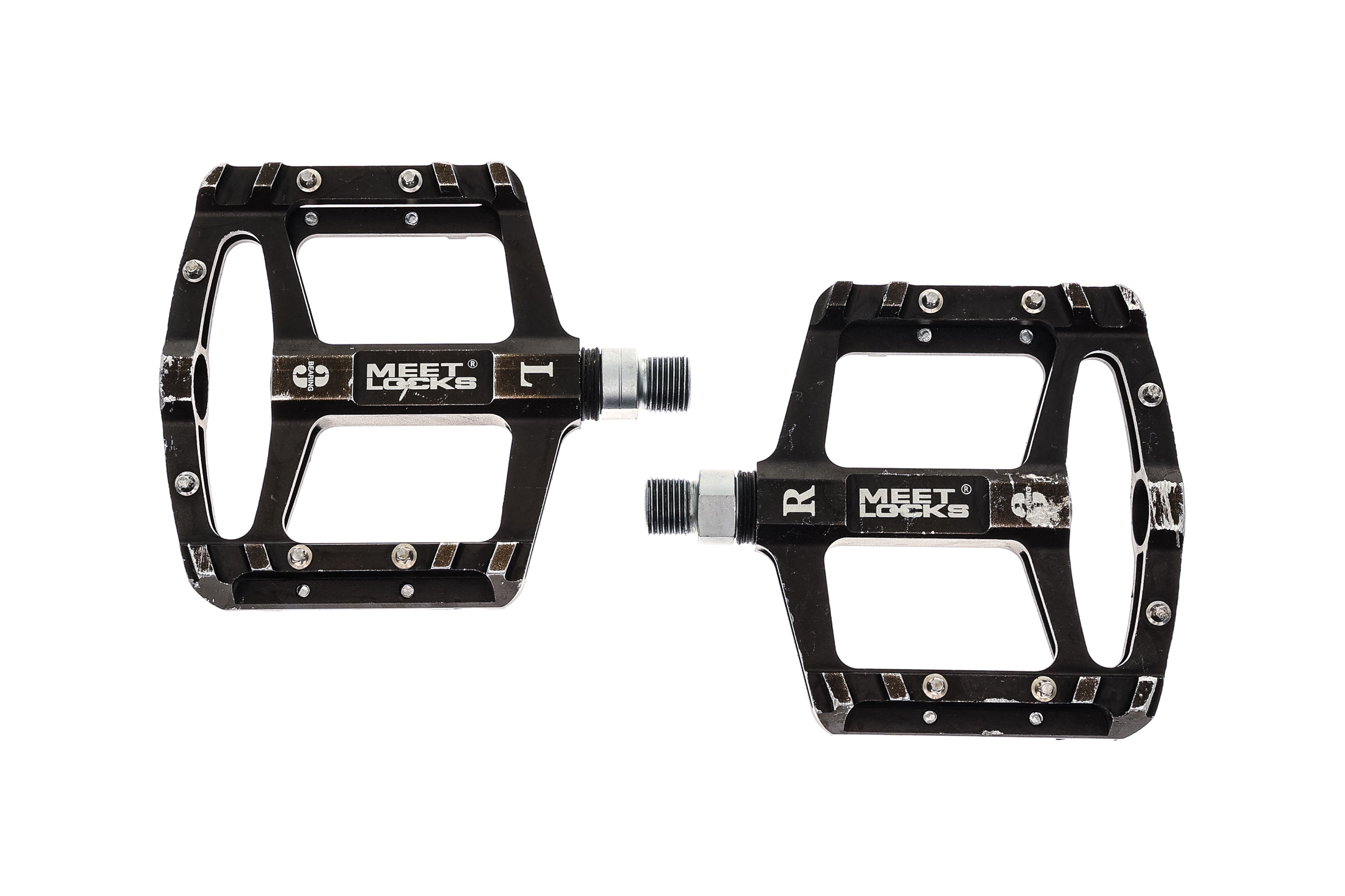 meetlocks bike pedal Meetlocks 3 Bearing Pedals Flats Black