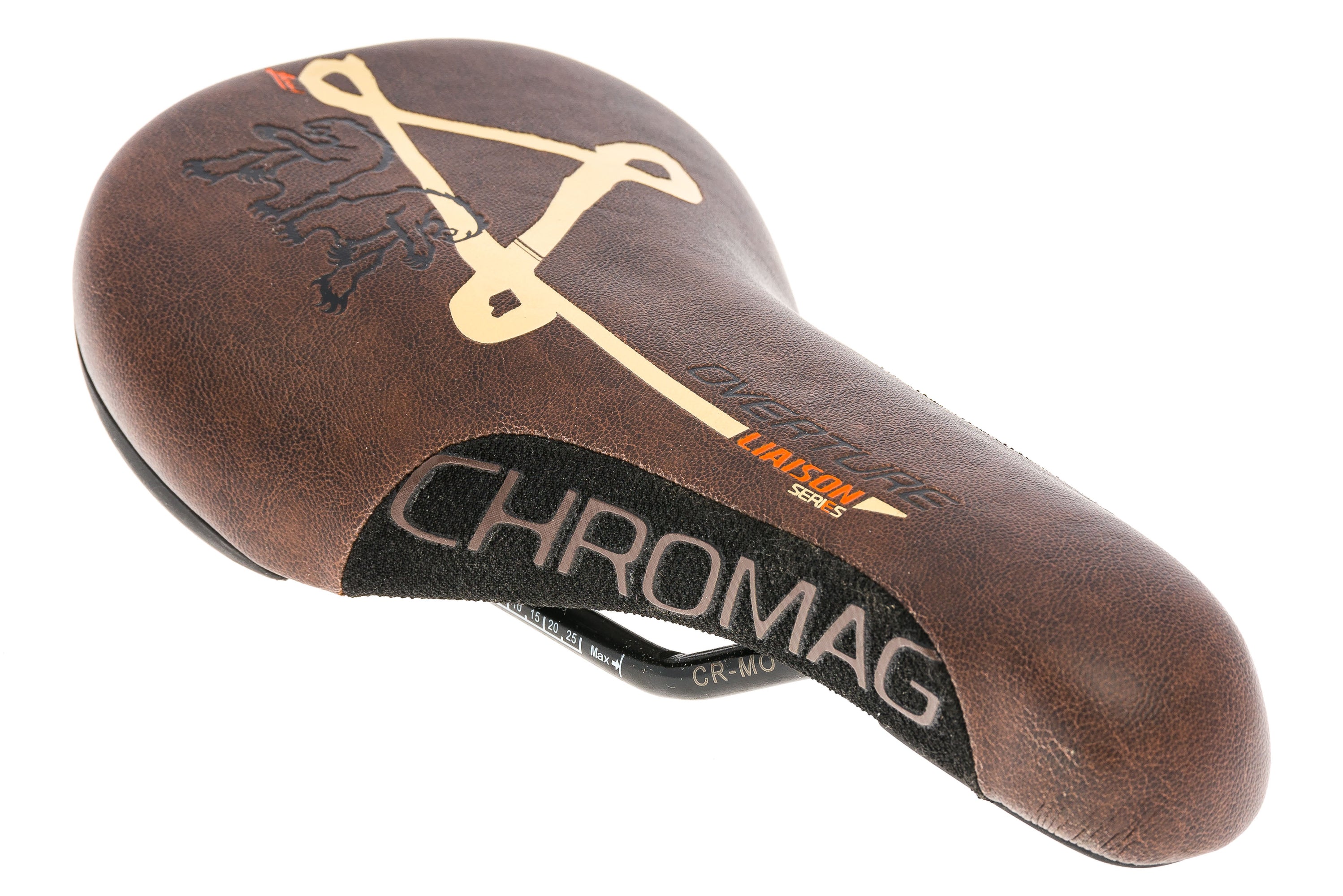 Chromag Overture Semenuk-Liaison Saddle 136mm Cr-Mo Rails Rawhide