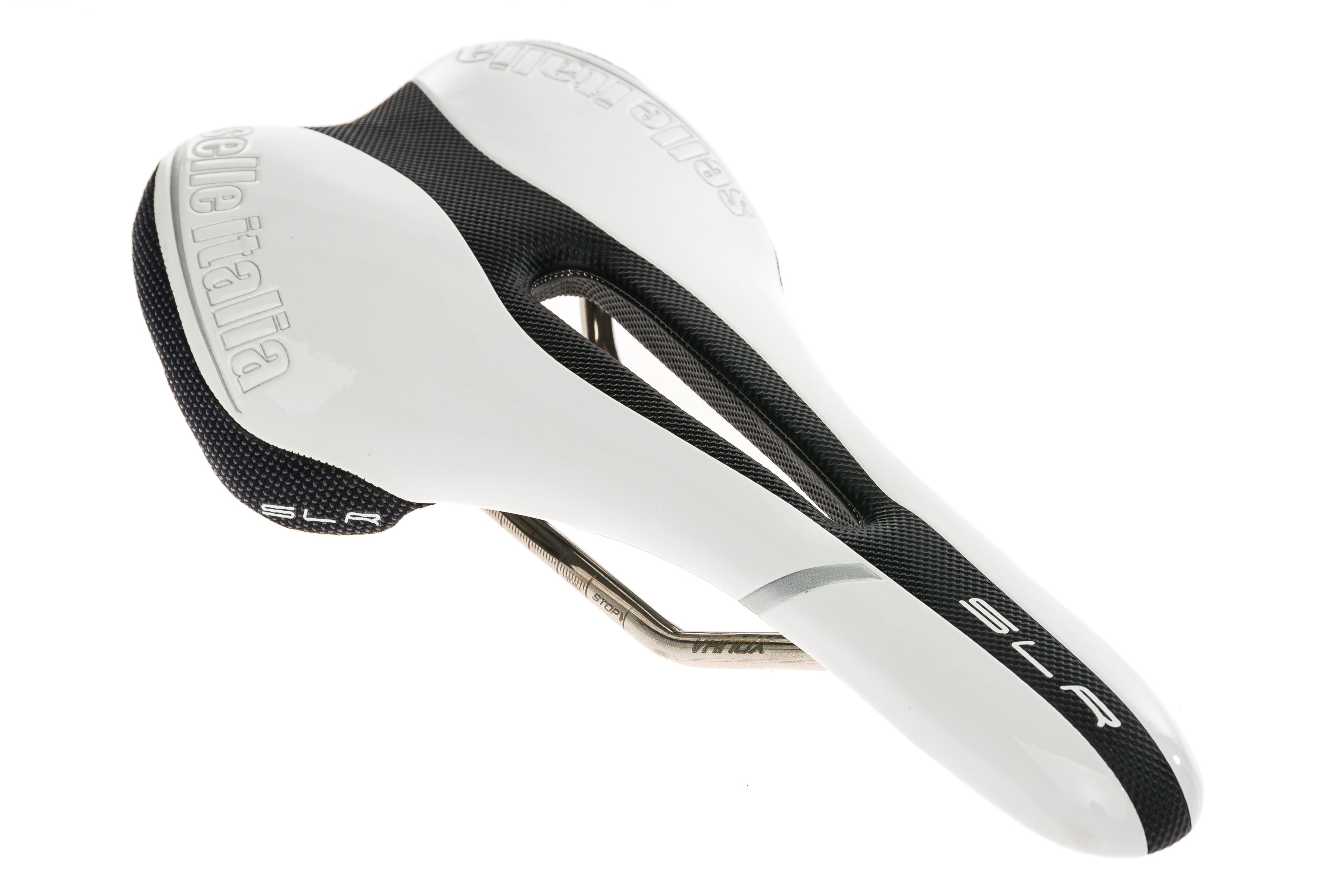 Selle Italia SLR Flow Saddle White Kit Carbonio | Boost Gel