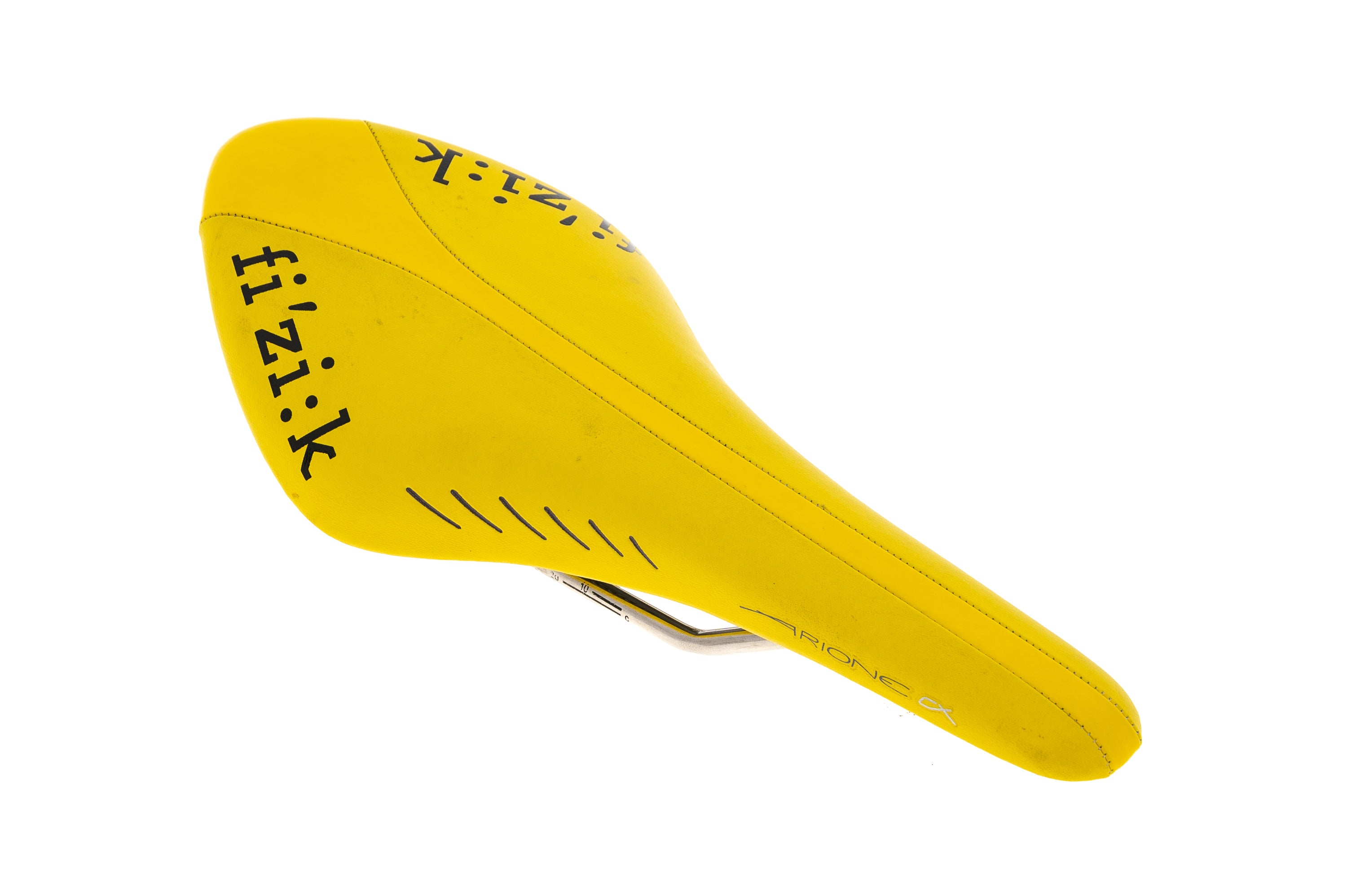 Fizik Arione CX Saddle 130mm K:ium Rails Yellow | The Pro's Closet