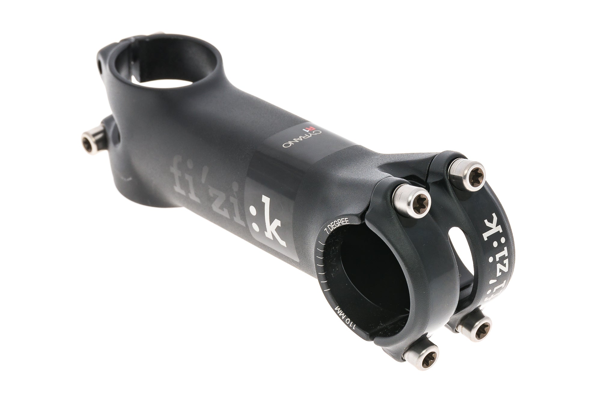 Fizik Cyrano R1 Aluminum Stem Clamp 110mm Degree Black