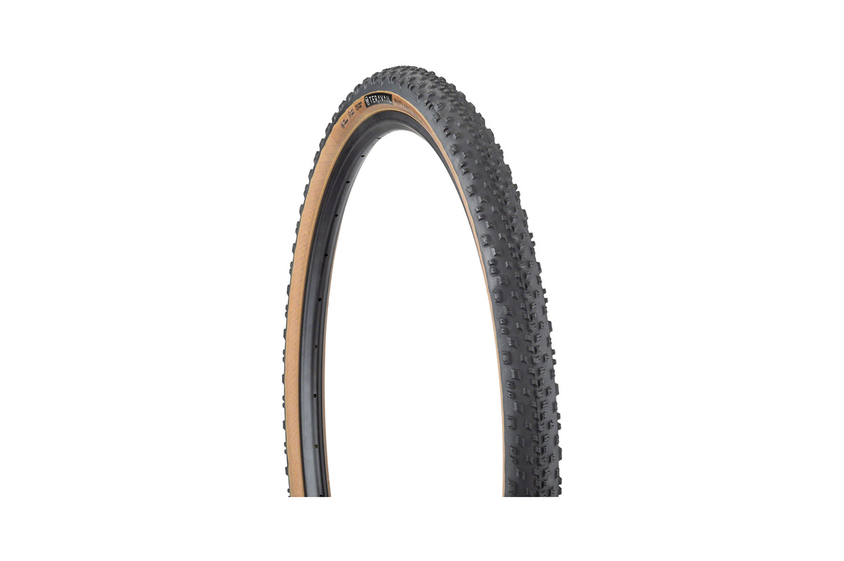 Teravail Rutland Gravel Bike Tire - 700 X 42, Light & Supple, Tan Sidewall, Tubeless Ready