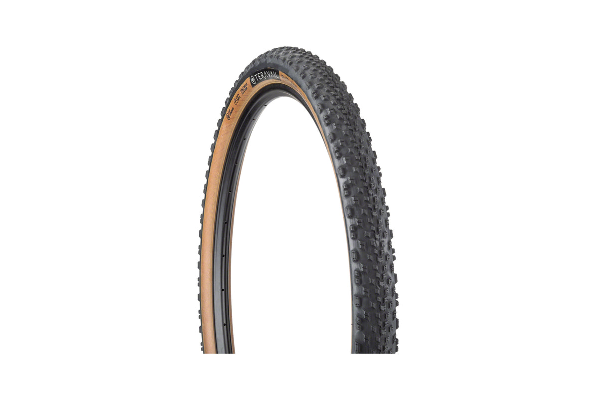 Teravail Rutland Bicycle Tire - 700x42, Light Supple Casing, Tan Sidewall, Tubeless Ready, Gravel Tire