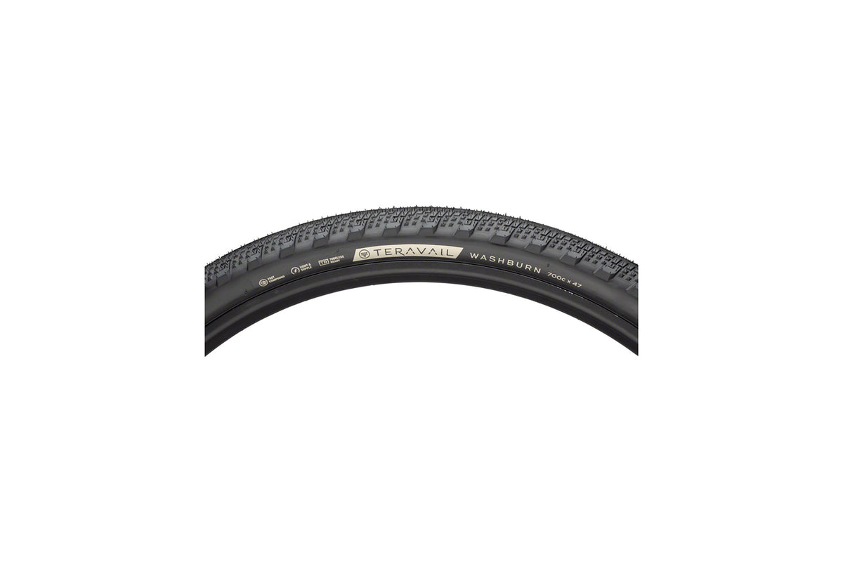 Teravail Washburn Tire 700c Tubeless Light and Supple Black | The