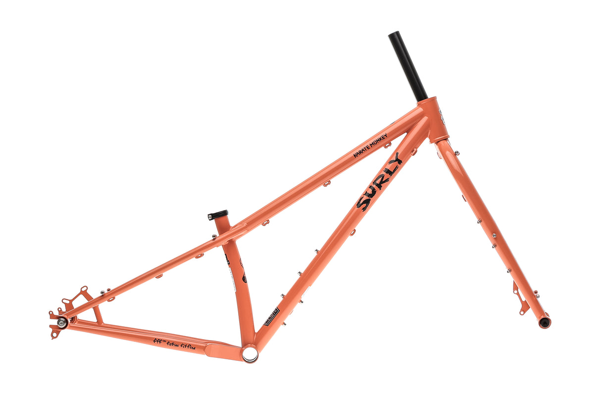 Surly Karate Monkey Frameset Peach Salmon Sund The Pro's Closet