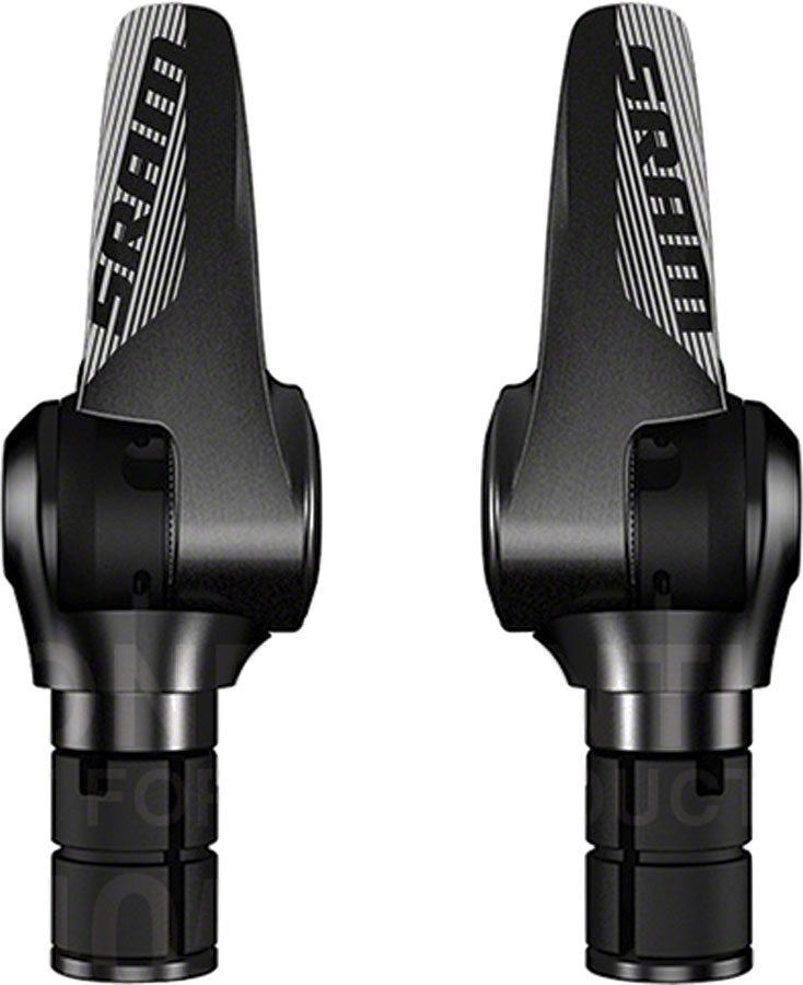 SRAM 1190 R2C Aero Front Shifter Yaw 2-Gang Schalthebel Für Rennrad – Set Mit 1:1 Übersetzung, Schwarz