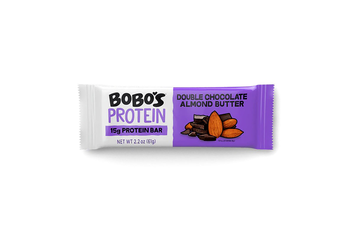 Bobo's Double Chocolate Almond Butter Protein Bar 12 Pack ONT10102