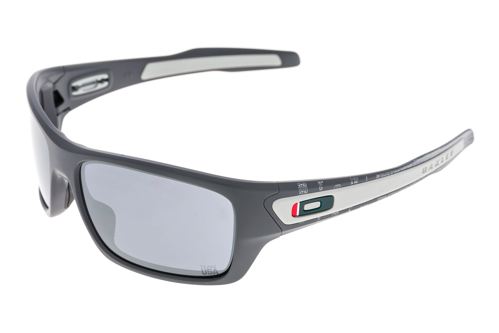 Oakley Turbine Team USA Sunglasses Gray Frame Gray Lens drive side