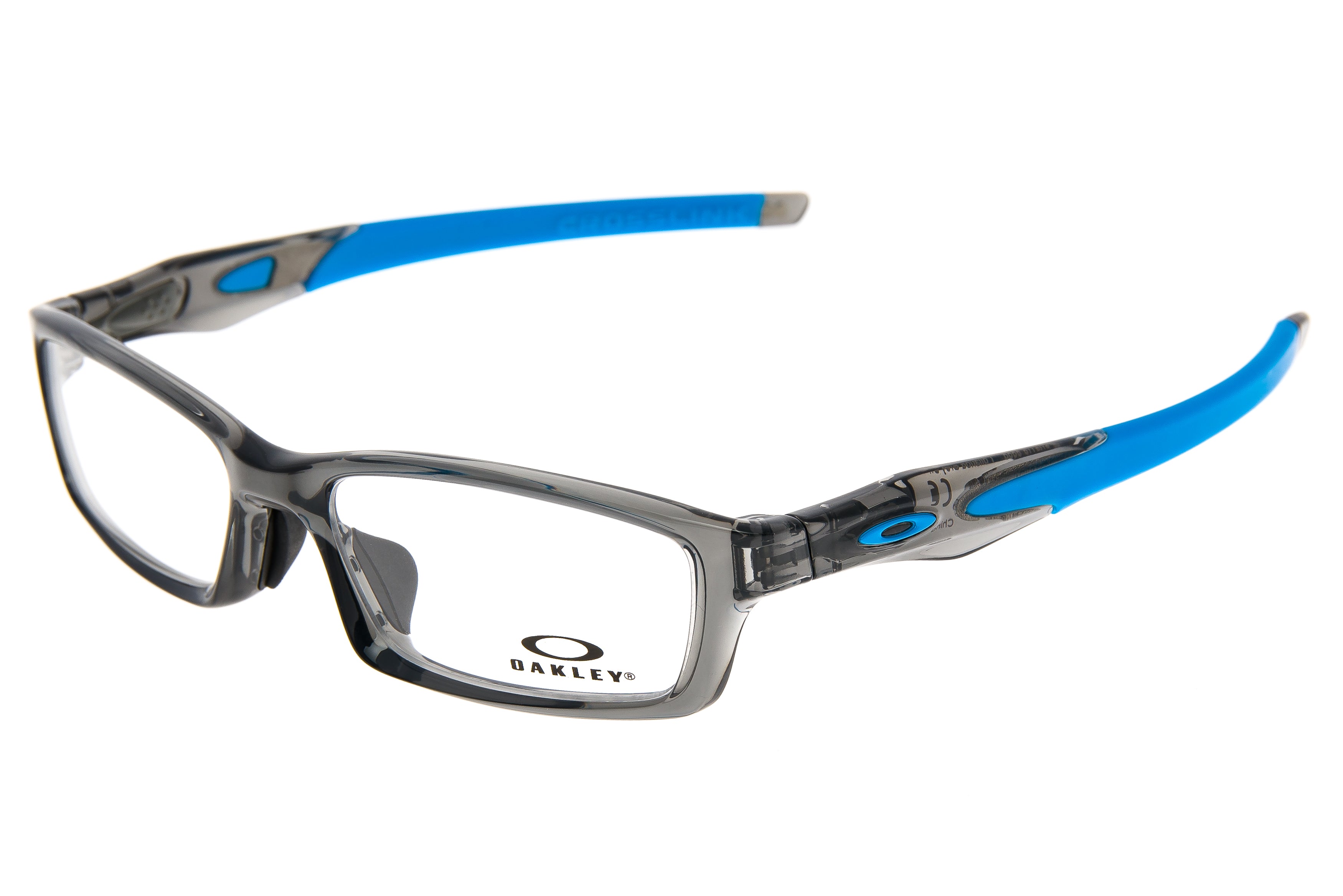 Oakley Crosslink (Asia Fit) Glasses Polished Gre | The Pro's Closet