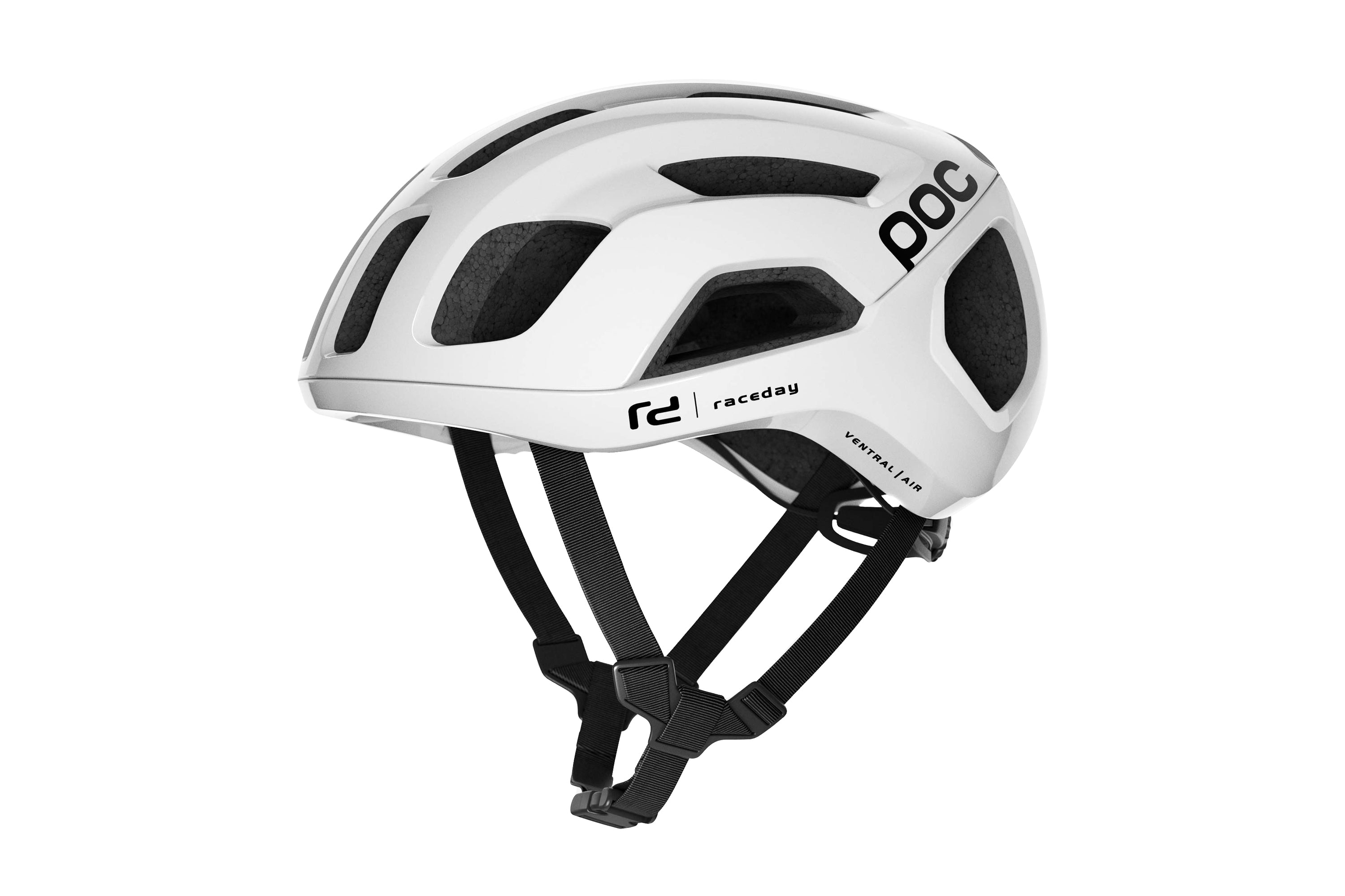 POC Ventral Air SPIN Bike Helmet Hydrogen White Raceday