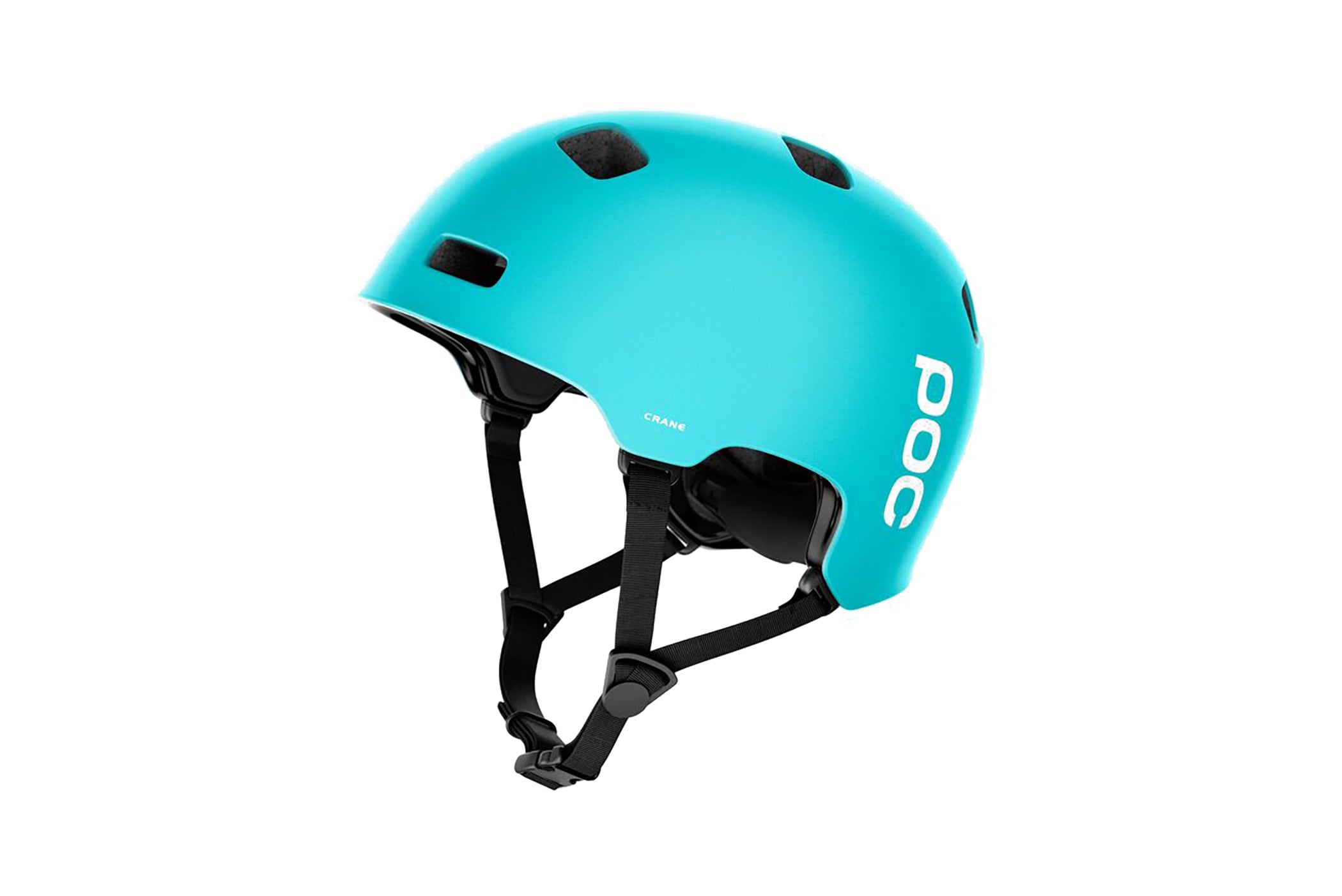 POC Crane Bike Helmet Kalkopyrit Blue Matt