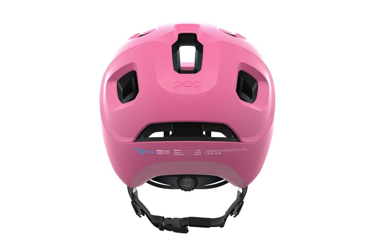 poc axion spin mtb helm POC Axion SPIN Bike Helmet Actinium Pink Matt