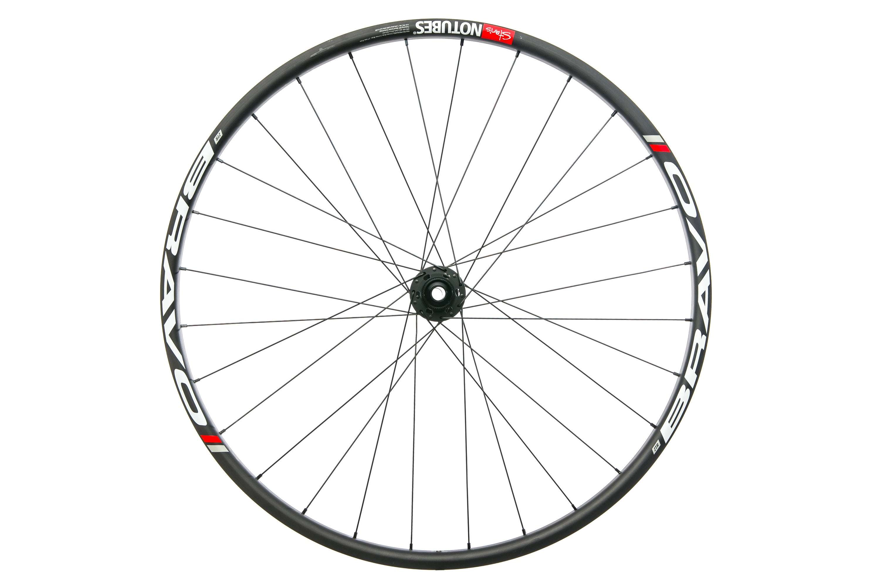 Stan's NoTubes ZTR Bravo Carbon Tubeless 29" Front Wheel drive side