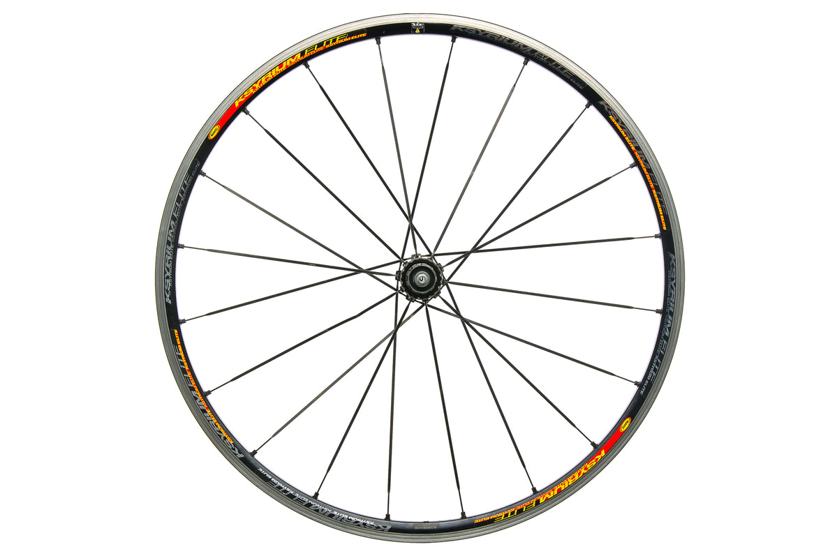 Mavic Ksyrium Elite Aluminum Clincher 700c Rear | The Pro's Closet