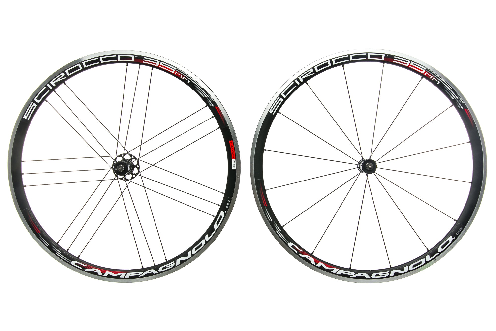 Paire de roues CAMPAGNOLO Scirocco C17 Paire de roues CAMPAGNOLO Scirocco C17
