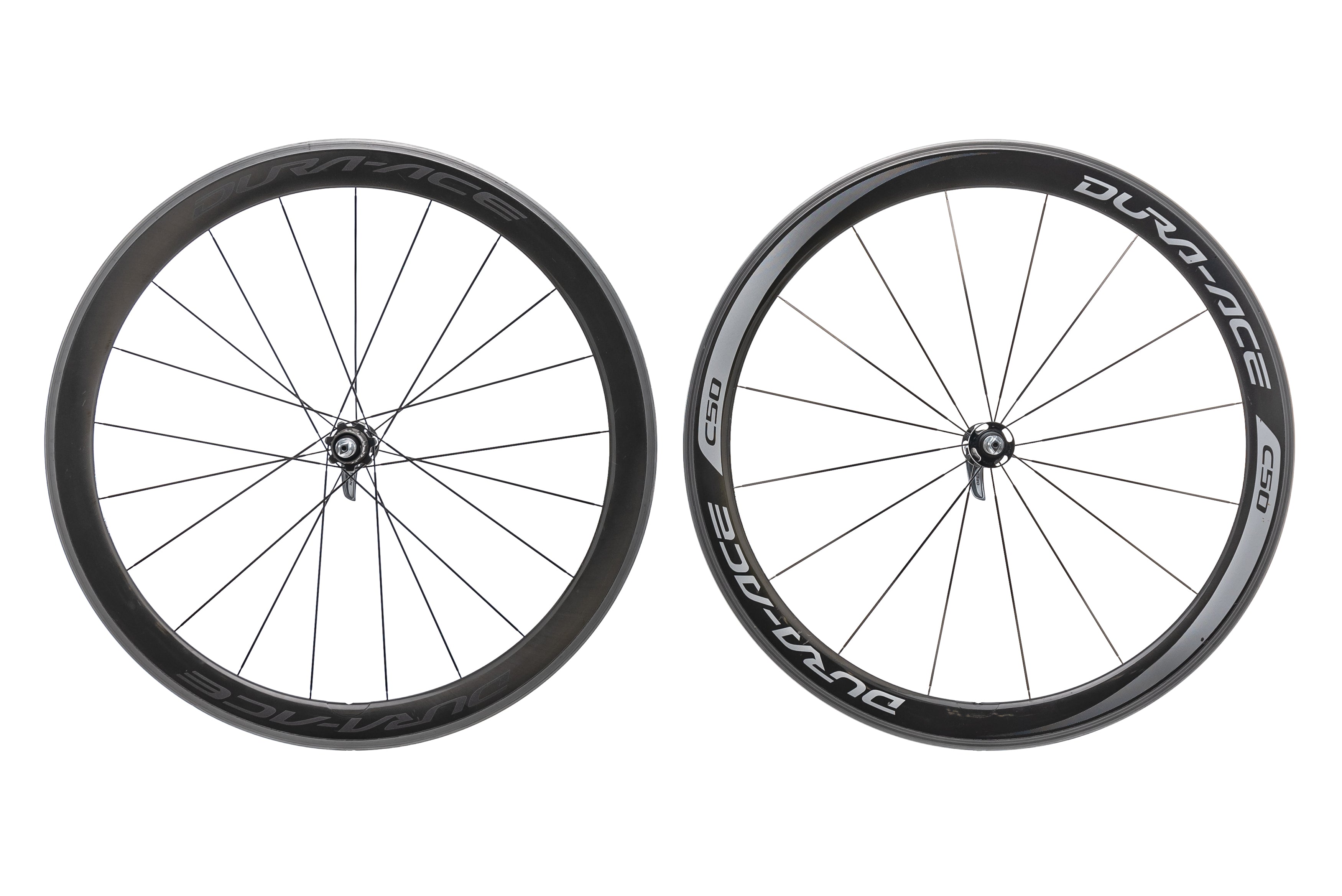 パーツ SHIMANO DURA-ACE C60/C50 Shimano Dura-Ace C50/C60 Carbon Clincher 700c Wh | The Pro's Closet