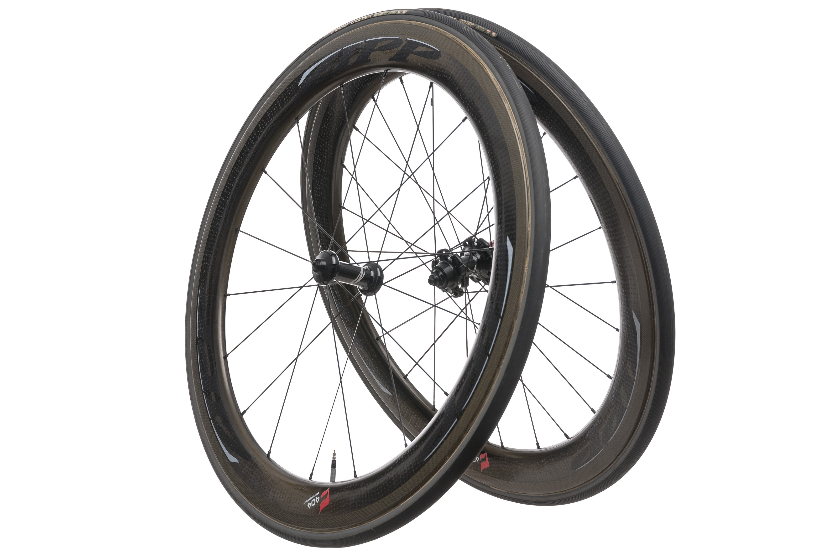 Zipp 404 Firestrike Carbon Tubular 700c Wheelset | The Pro's Closet