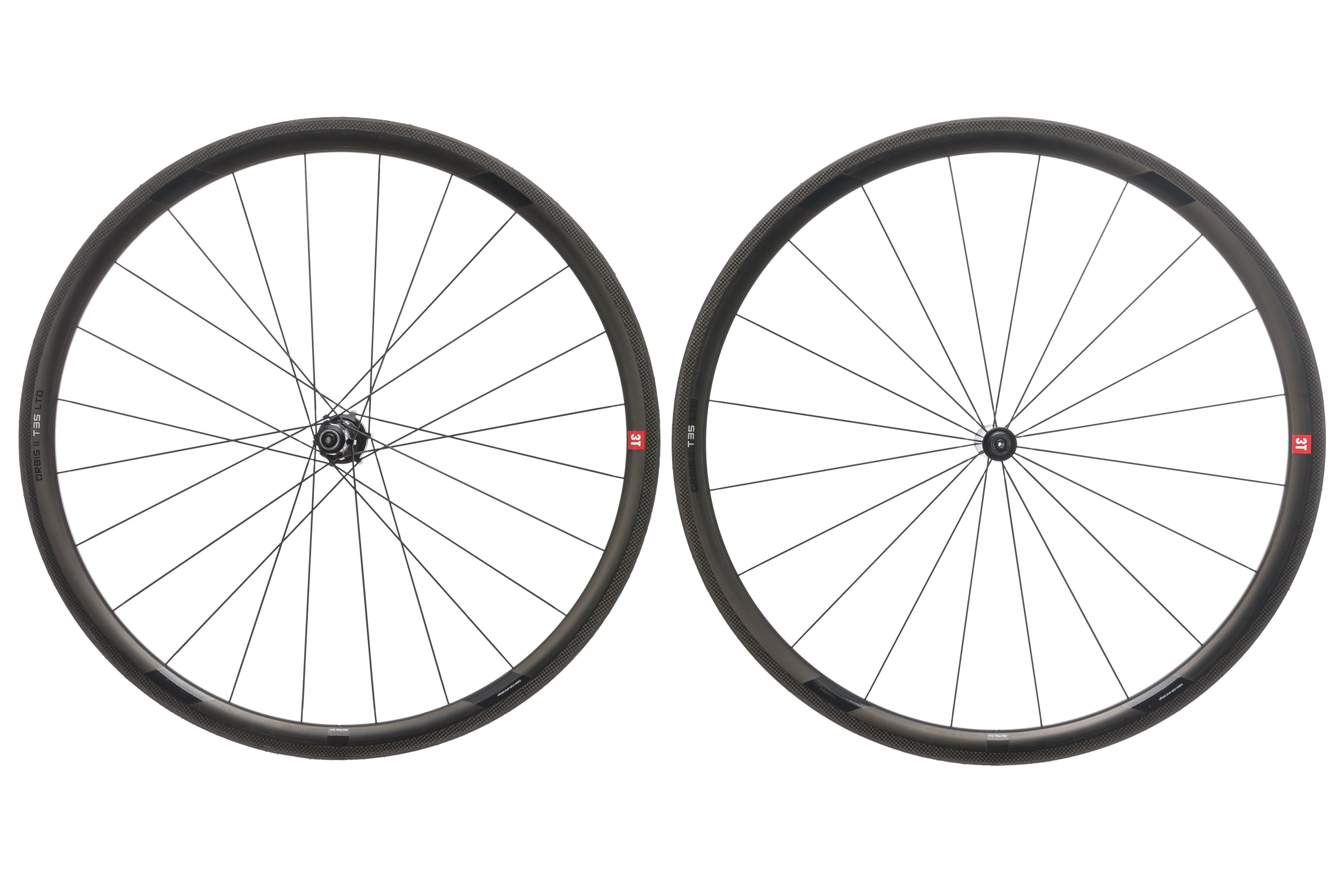 3T Orbis II T35 LTD Carbon Tubular 700c Wheelset | The Pro's Closet