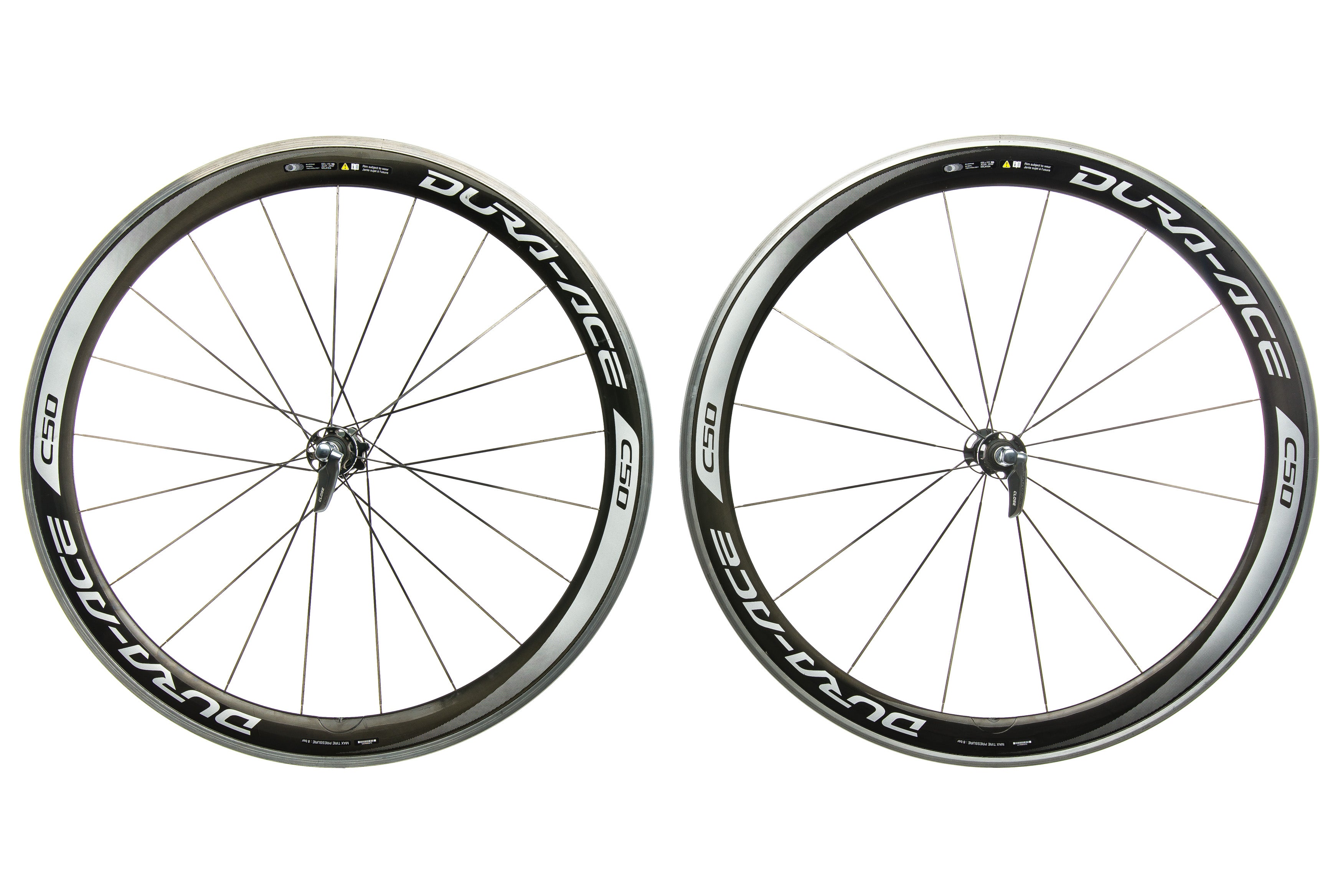 Shimano Dura-Ace C50 WH-9000 Carbon Clincher 700c Wheelset