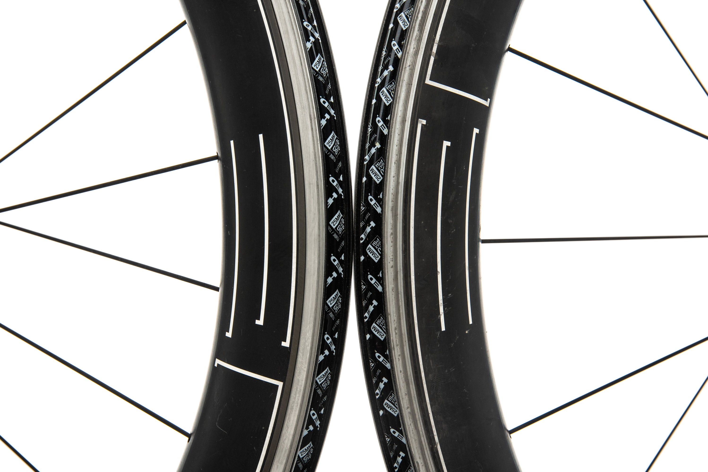 HED Jet 6 Plus Carbon Tubeless 700c Wheelset front wheel