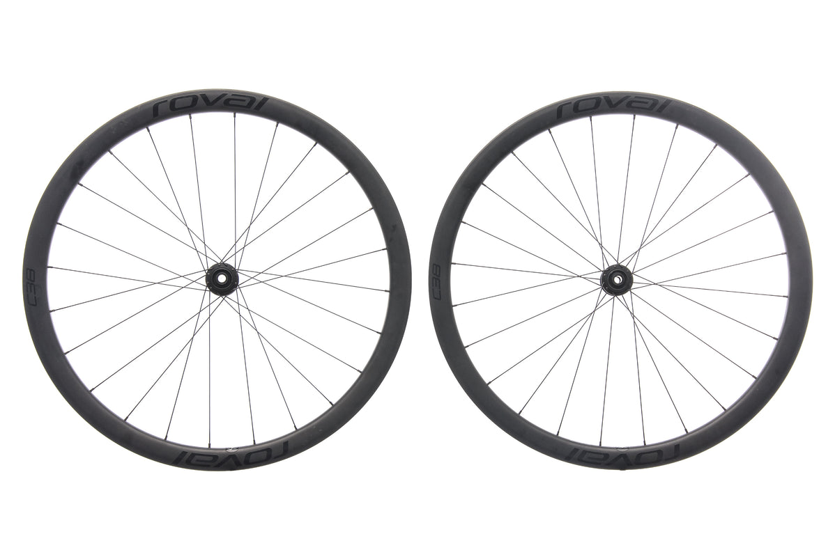 Roval C38 Disc Carbon Tubeless 700c Wheelset non-drive side