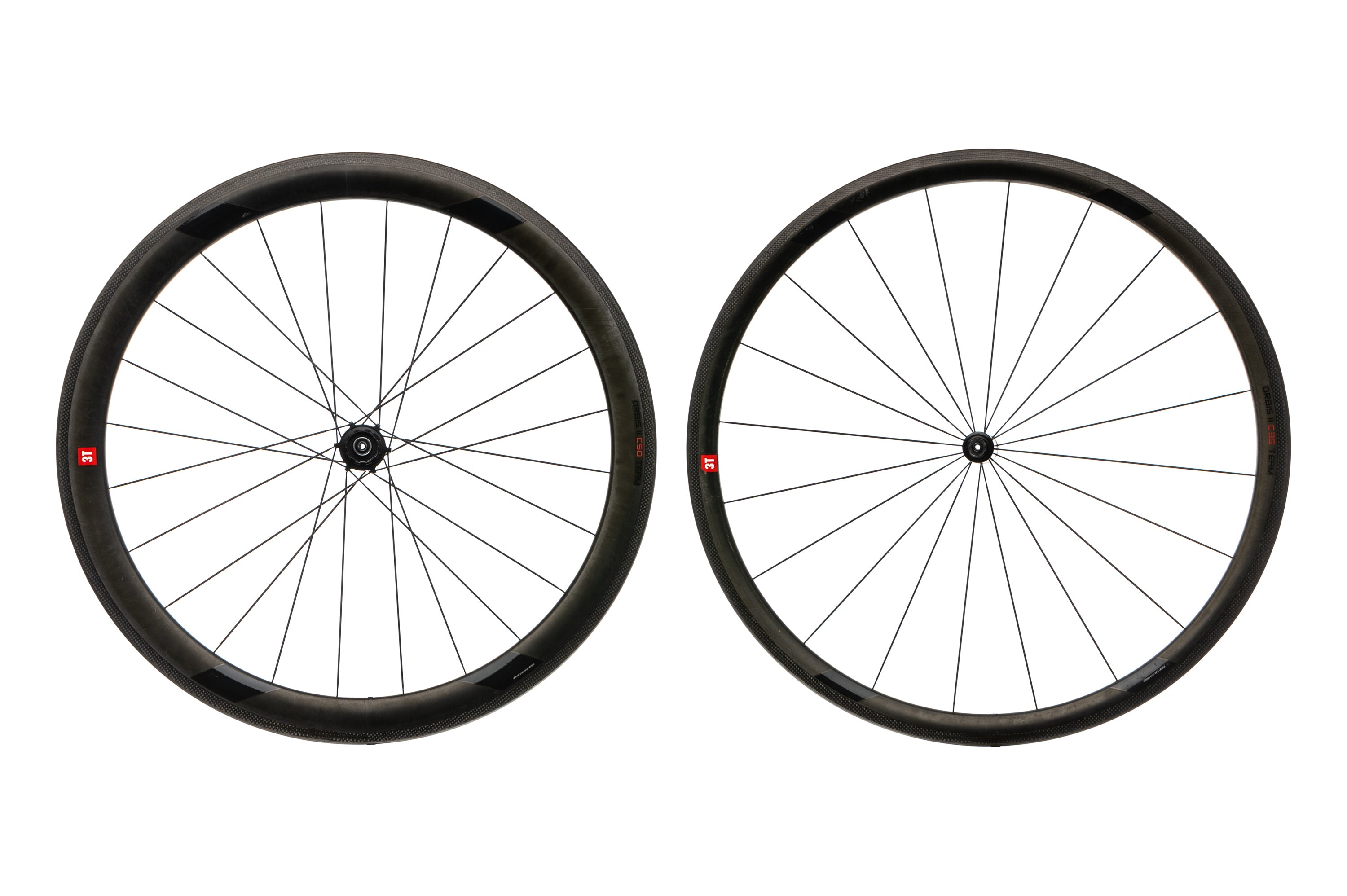 3T ORBIS II C35 TEAM カーボンホイール　リアのみ 3T Orbis II C35/C50 Team Carbon Clincher 700c Wh | The Pro's Closet