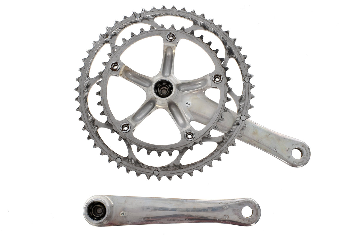 Manivelles Shimano Ultegra Jeu De FC-6500 170mm Double Octalink Vintage Argent Manivelles Shimano Ultegra Jeu De FC-6500 170mm Double Octalink Vintage Argent