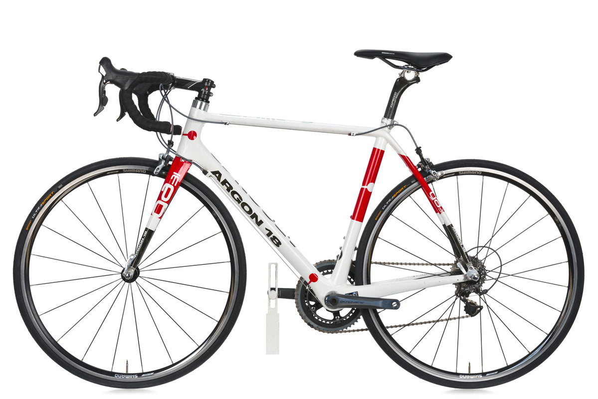 Vélo De Route Carbone Argon 18 Gallium - Taille 54 Cm (Petit) - Campagnolo Record 12 Vitesses - Rouge