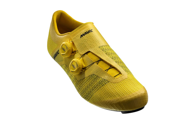 Mavic Cosmic Ultimate III Road Bike Shoes Yellow | The Pro's Closet