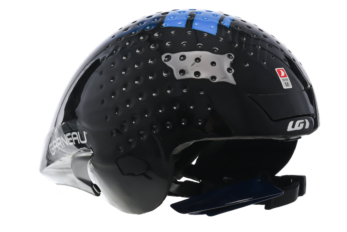 Louis Garneau P-09 Aero Helmet Medium Black/Blue