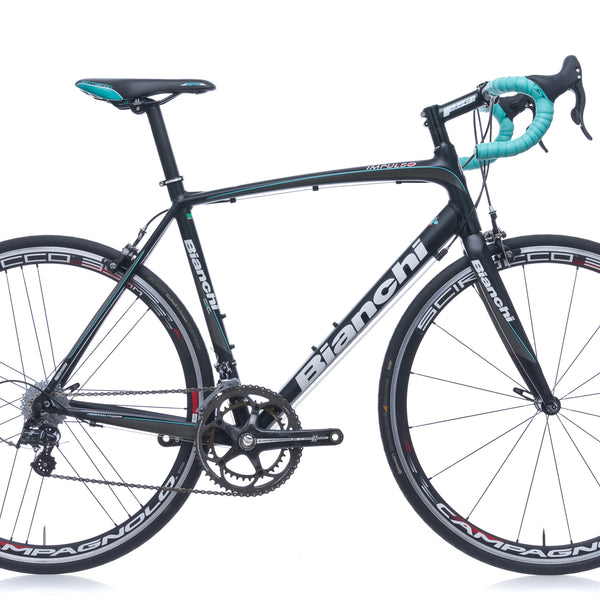 2015 bianchi mens road bike Impulso 57cm - Size:24.5 Mountain Biking Bike Helmet Bafang Rear Hub Motor