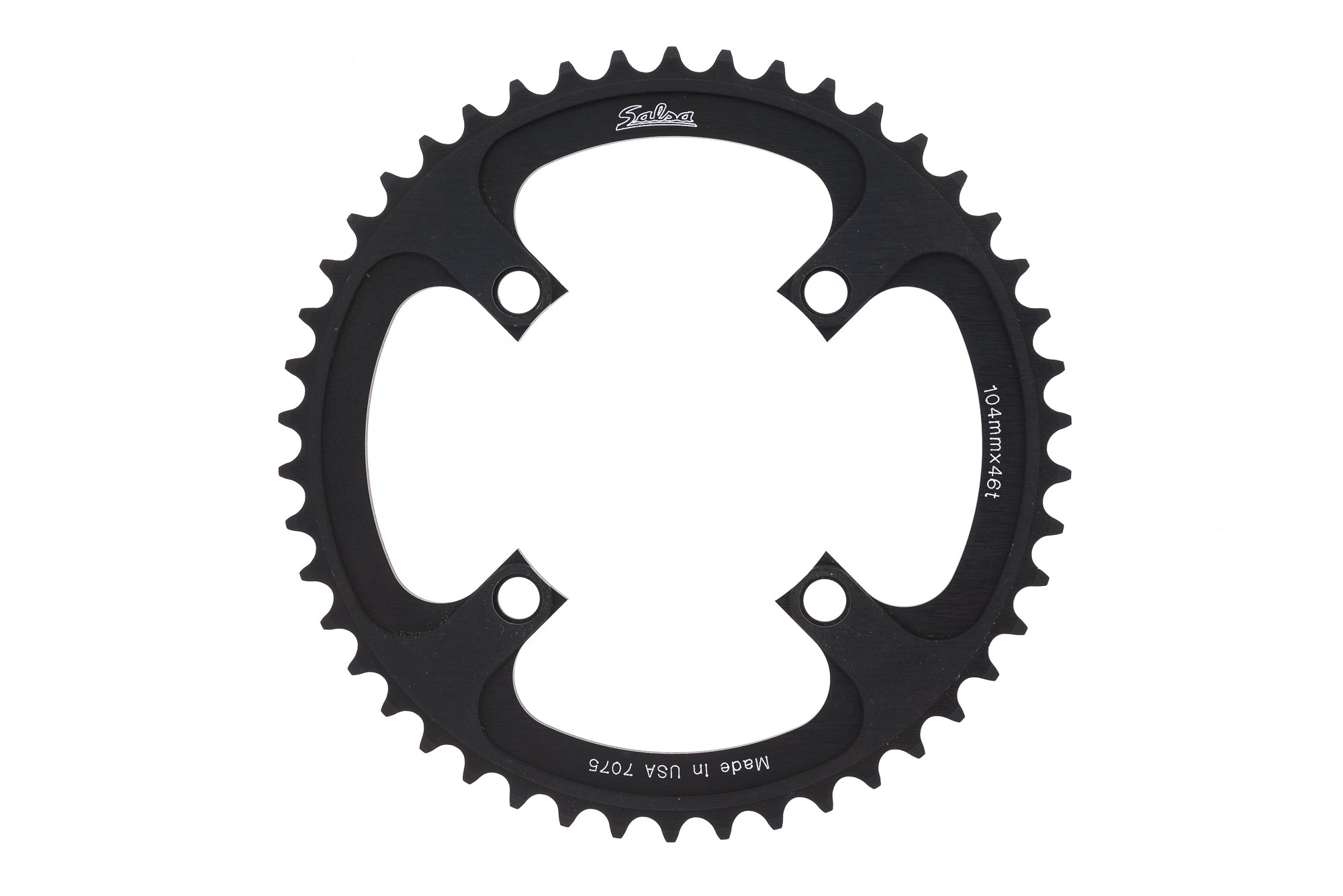 Salsa Chainring 9 Speed 46T 104mm BCD Black drive side