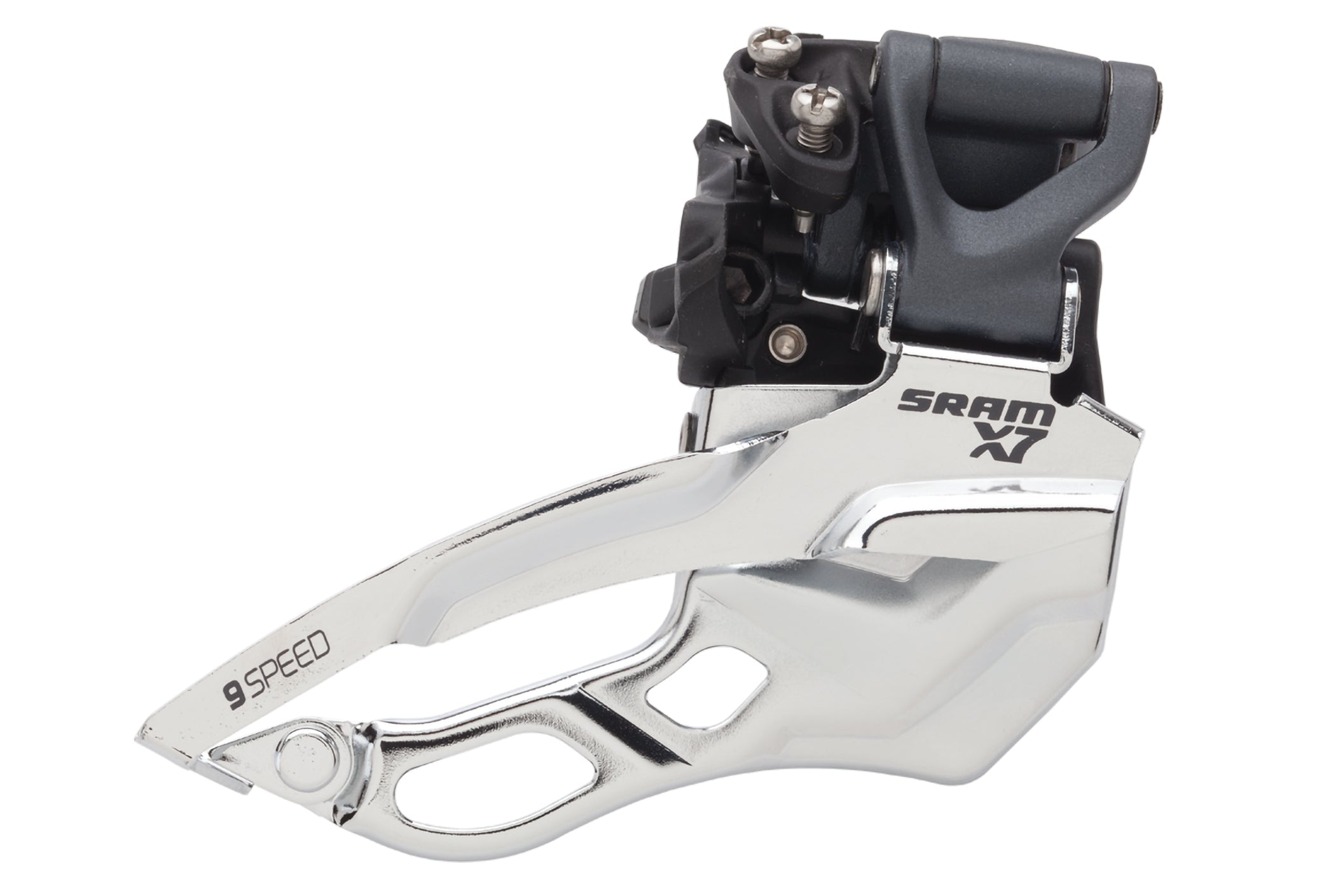 SRAM X7 Front Derailleur 3x9 Speed 31.8/34.9mm High Clamp Bottom Pull drive side