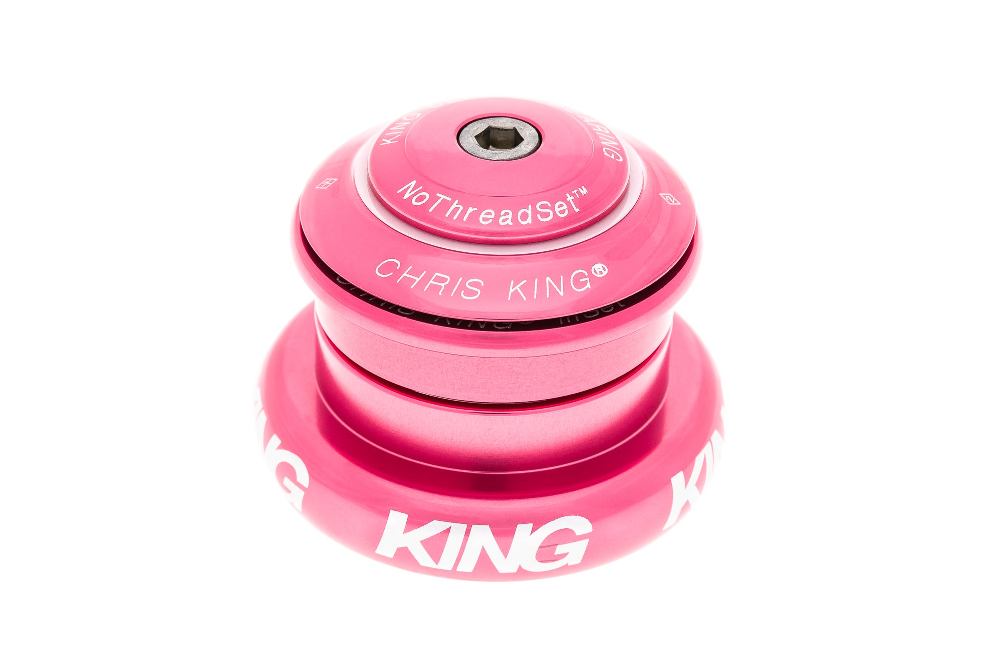 2017 Chris King INSET 7 1-1/8-1.5 Pink Headset | The Pro's Closet