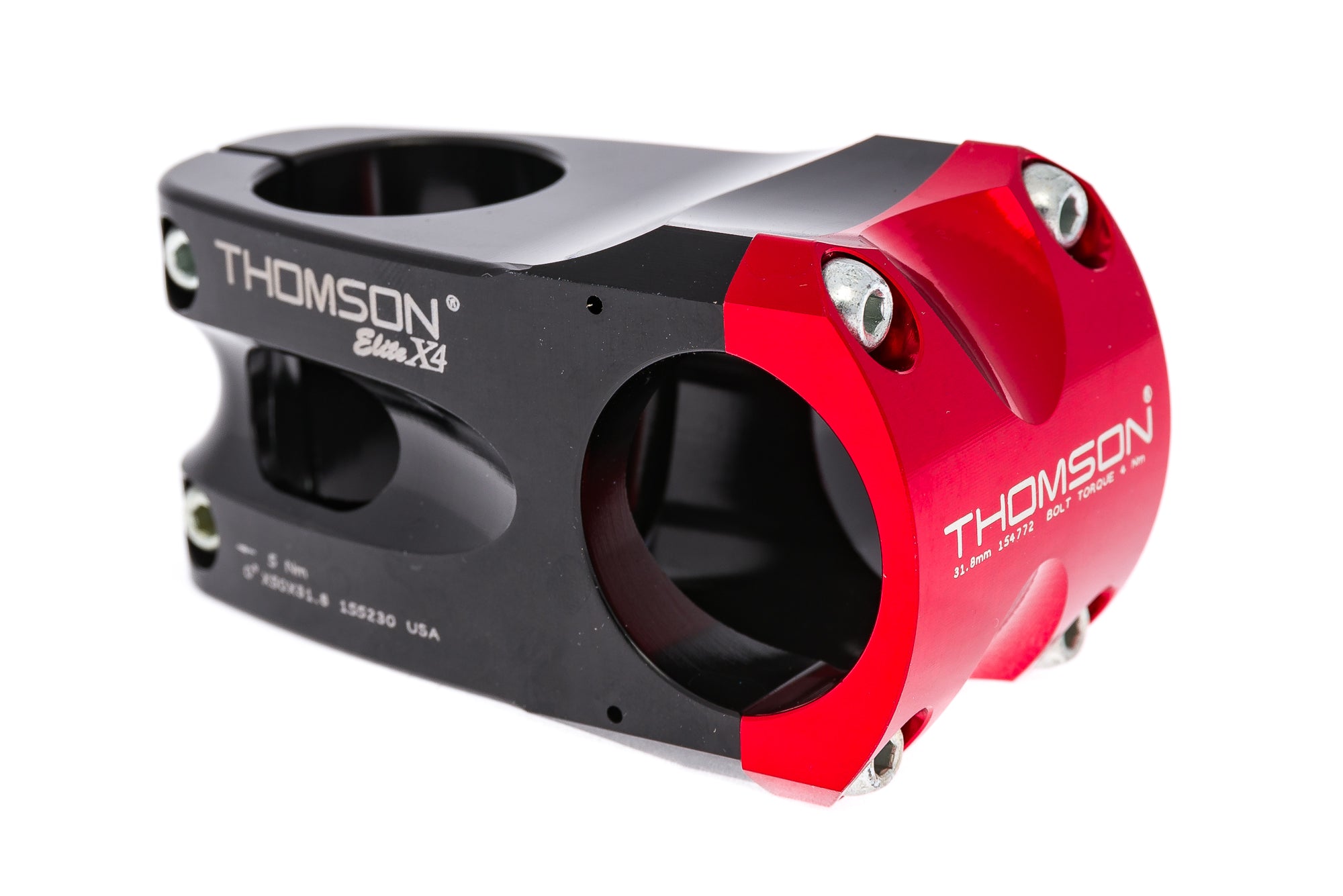 THOMSON ELITE X4 ステム 50mm 1-1/8 Thomson Elite X4 SM-E130 Stem 31.8 x 50mm 1 1/8 | The Pro's Closet