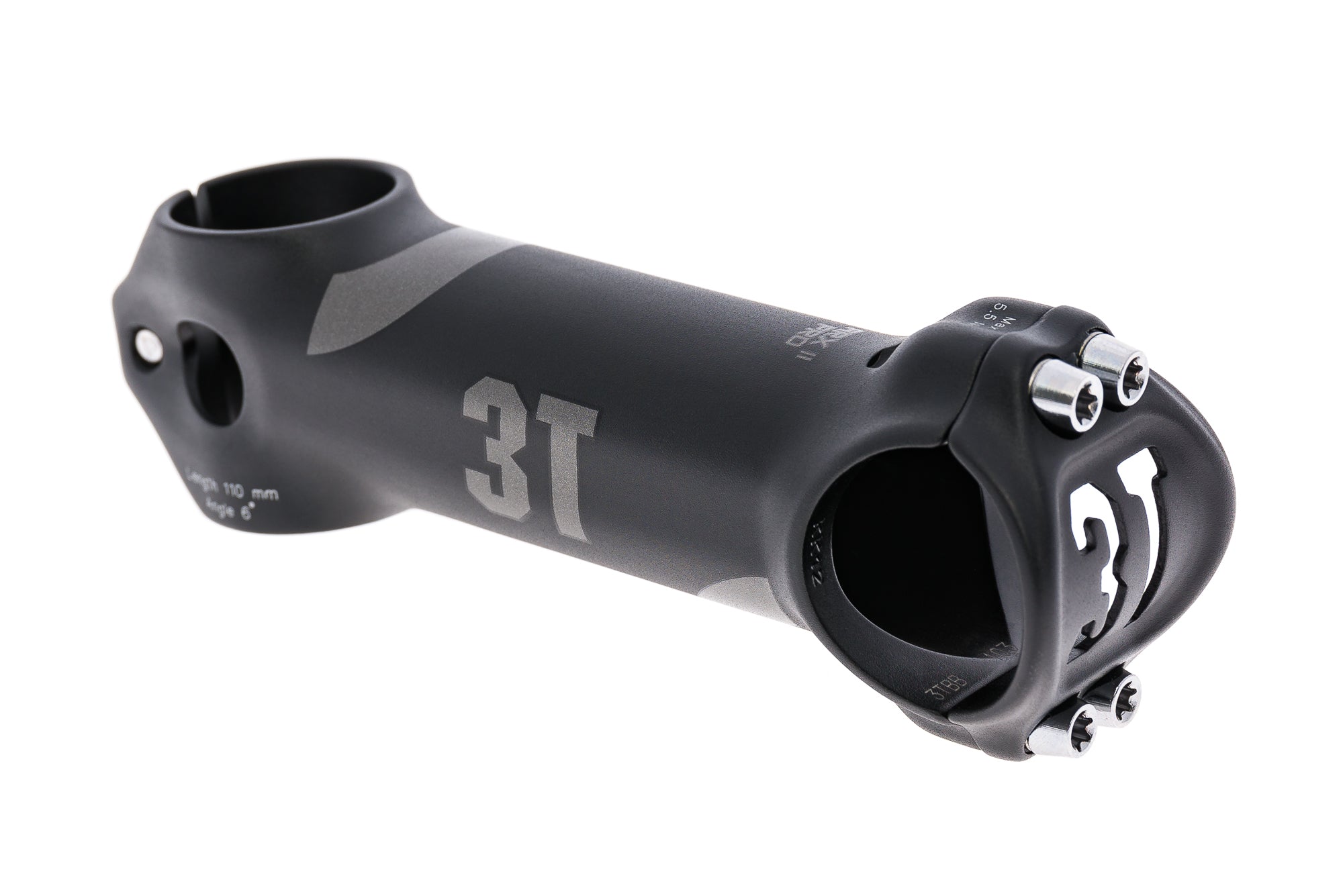 3T ARX-II Pro Stem 31.8mm 110mm 6 Degree Aluminum Black drive side