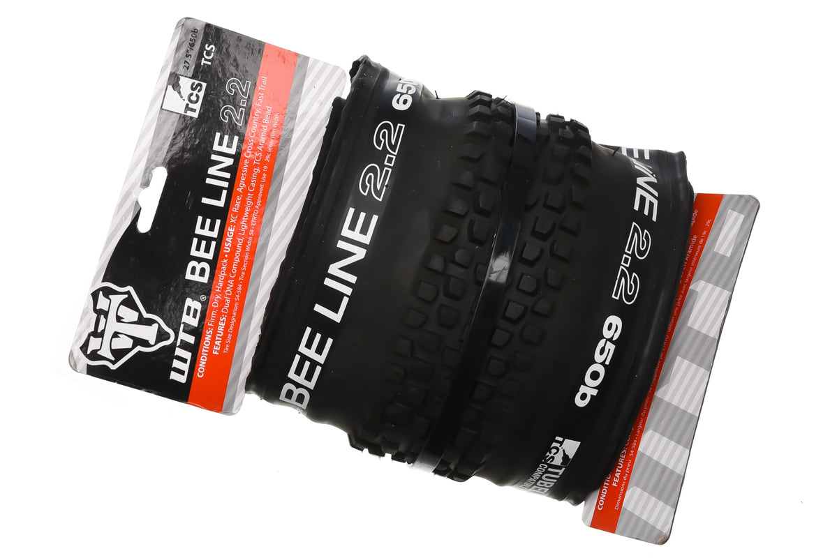 WTB Bee Line Tire 27.5x2.2" 60TPI Tubeless Black drive side